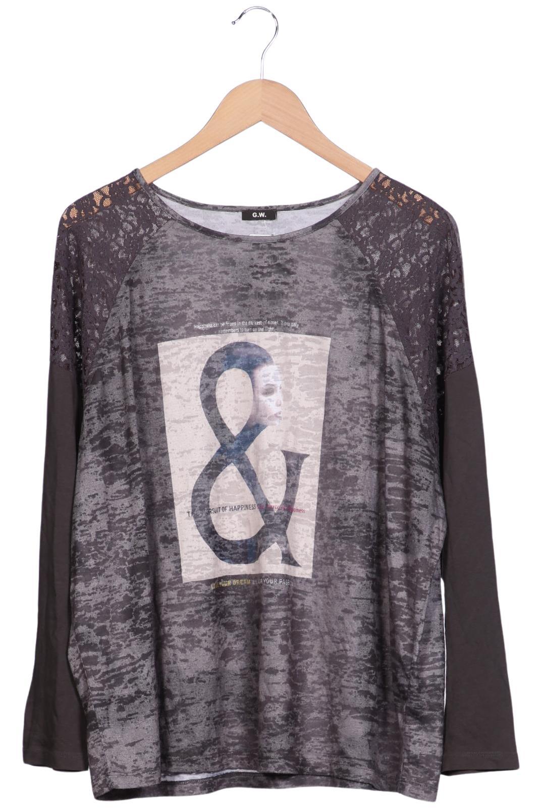 

Gerry Weber Damen Langarmshirt, grau, Gr. 48