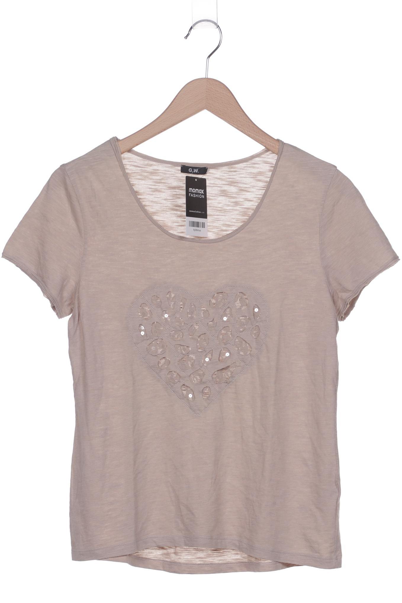 

Gerry Weber Damen T-Shirt, beige, Gr. 38