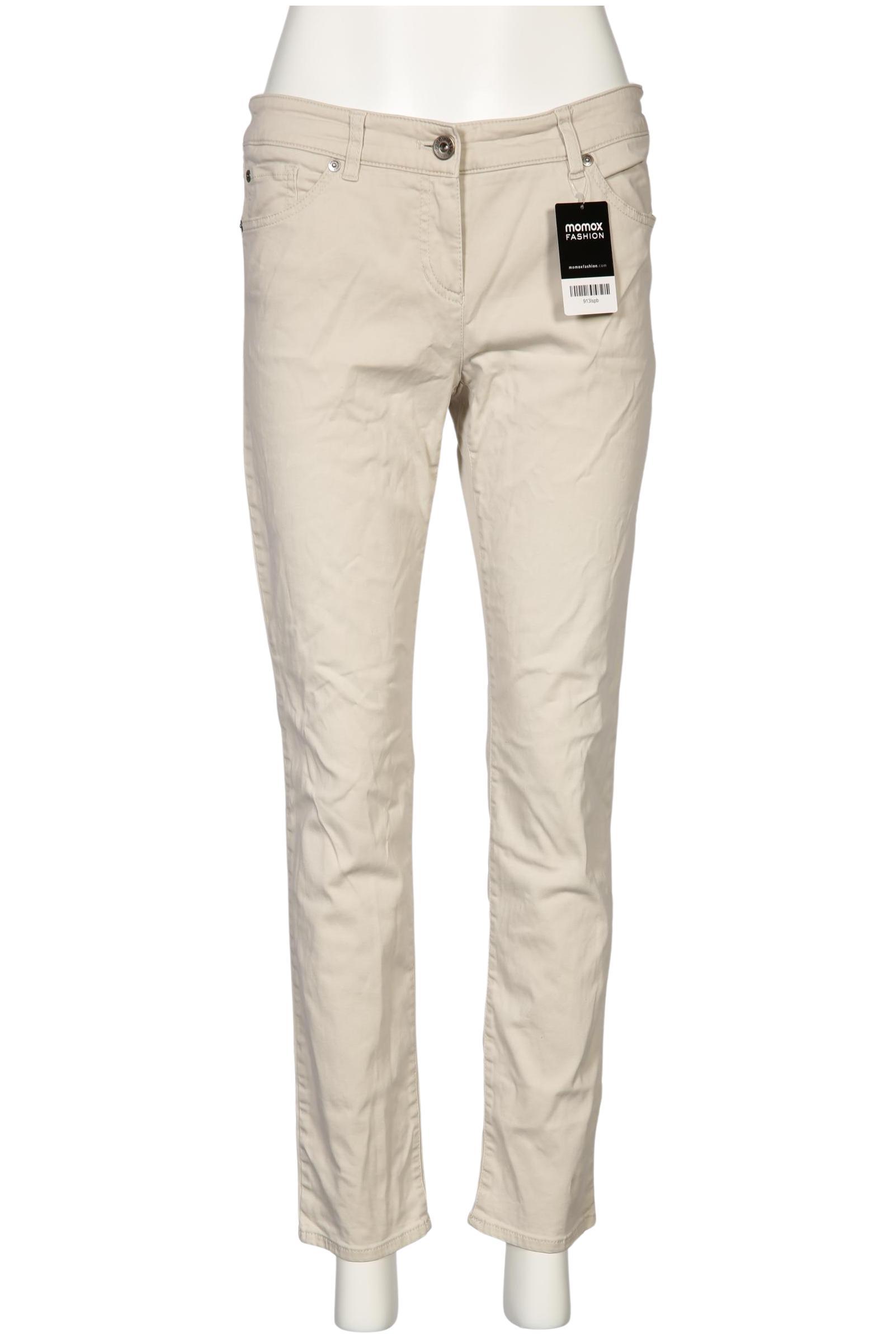 

Gerry Weber Damen Stoffhose, beige, Gr. 42