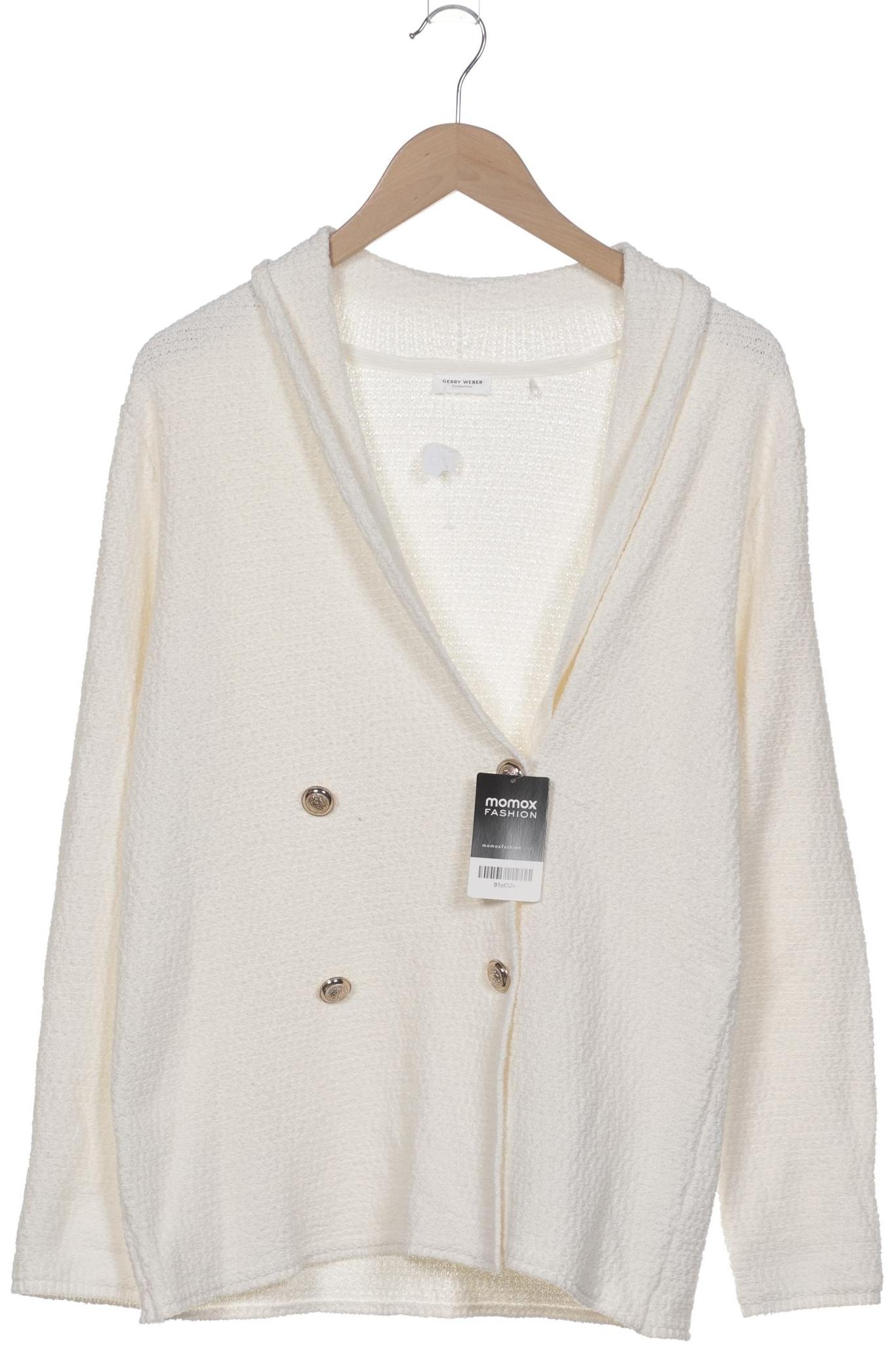 

Gerry Weber Damen Strickjacke, weiß, Gr. 38