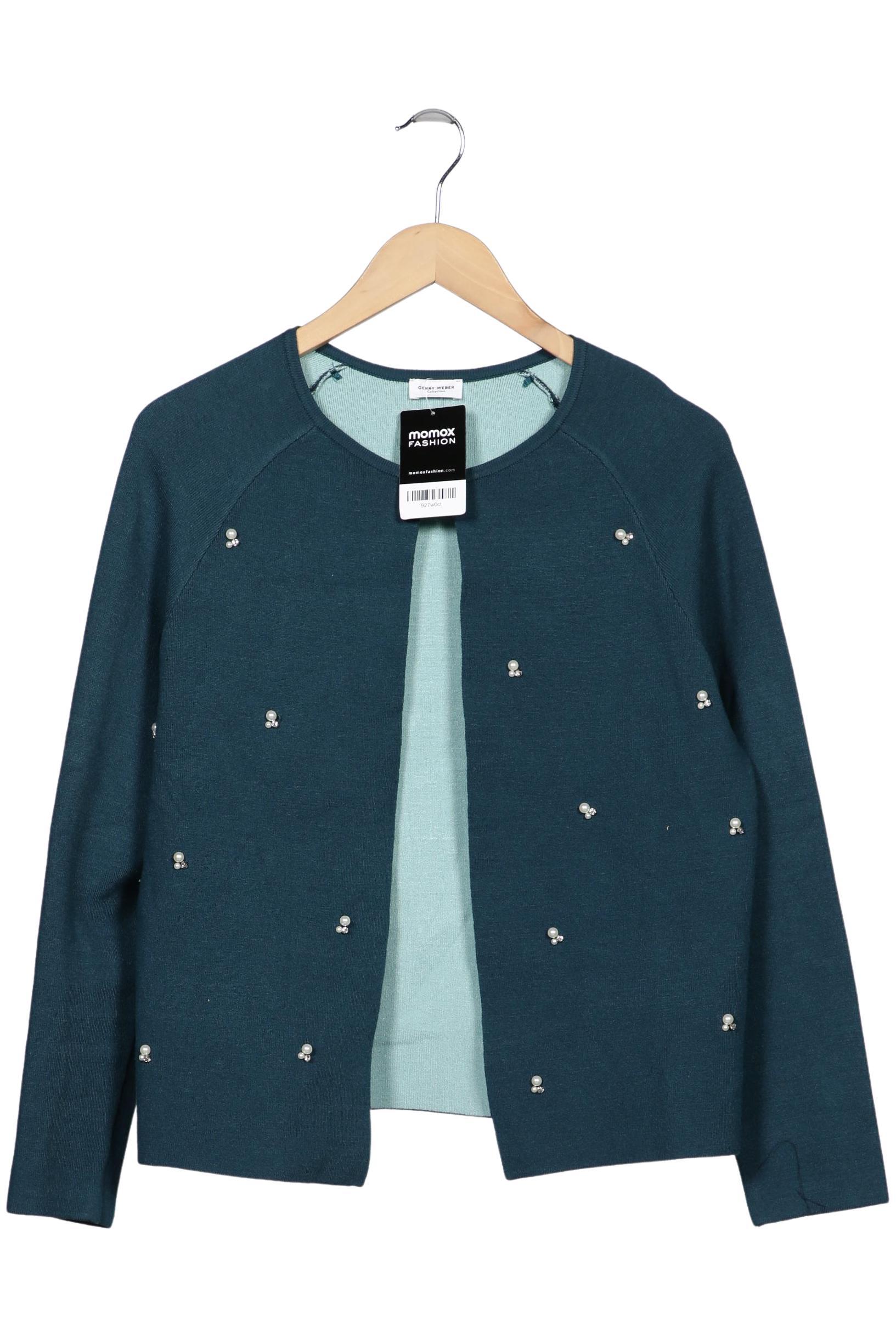 

Gerry Weber Damen Strickjacke, türkis, Gr. 40