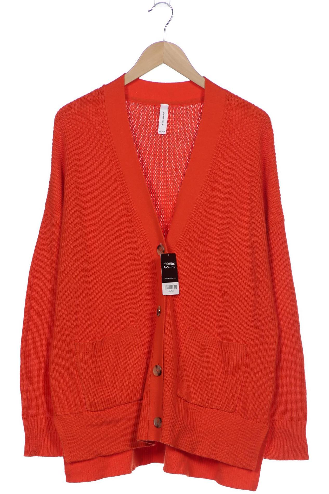 

Gerry Weber Damen Strickjacke, orange, Gr. 48