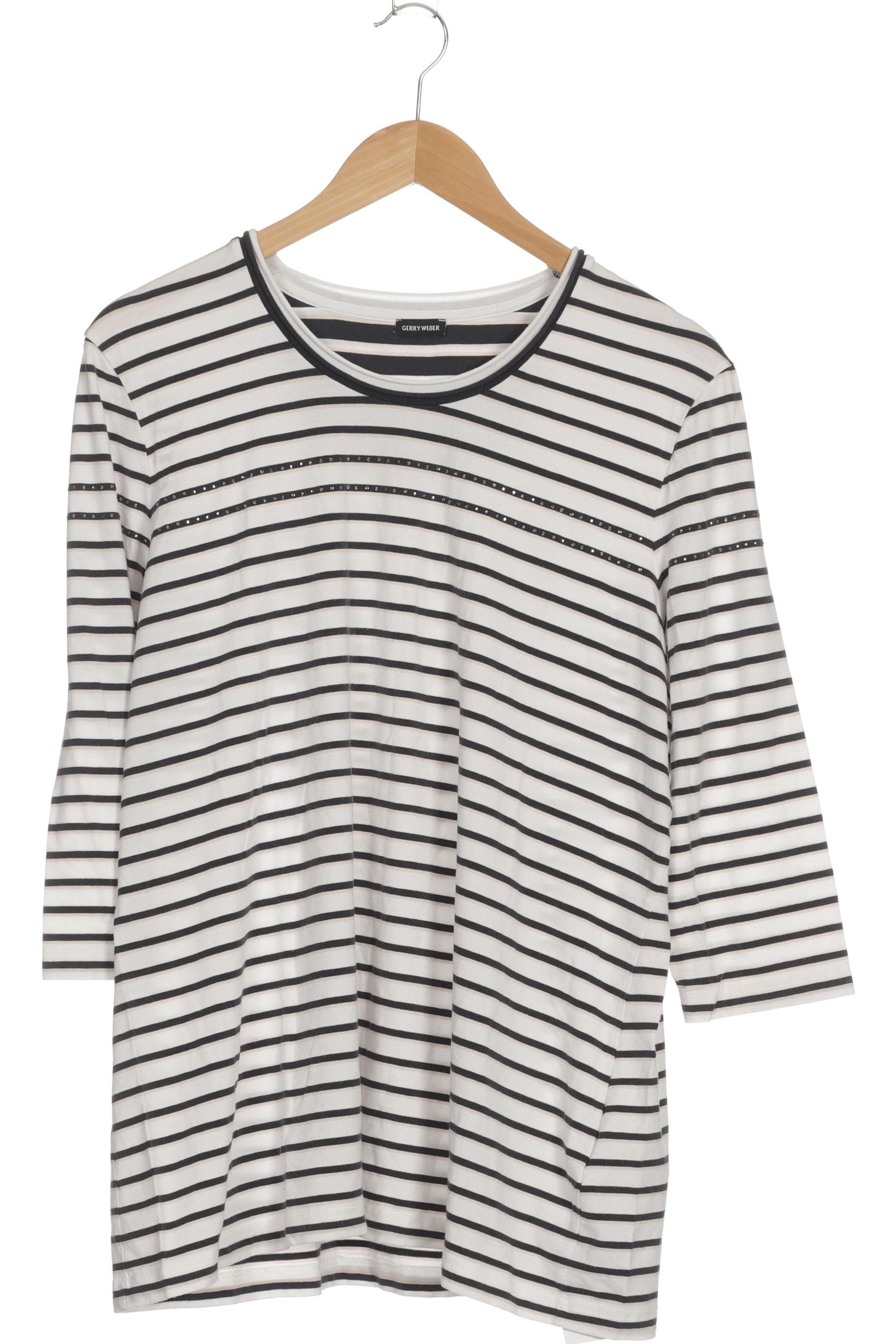 

Gerry Weber Damen Langarmshirt, weiß, Gr. 48