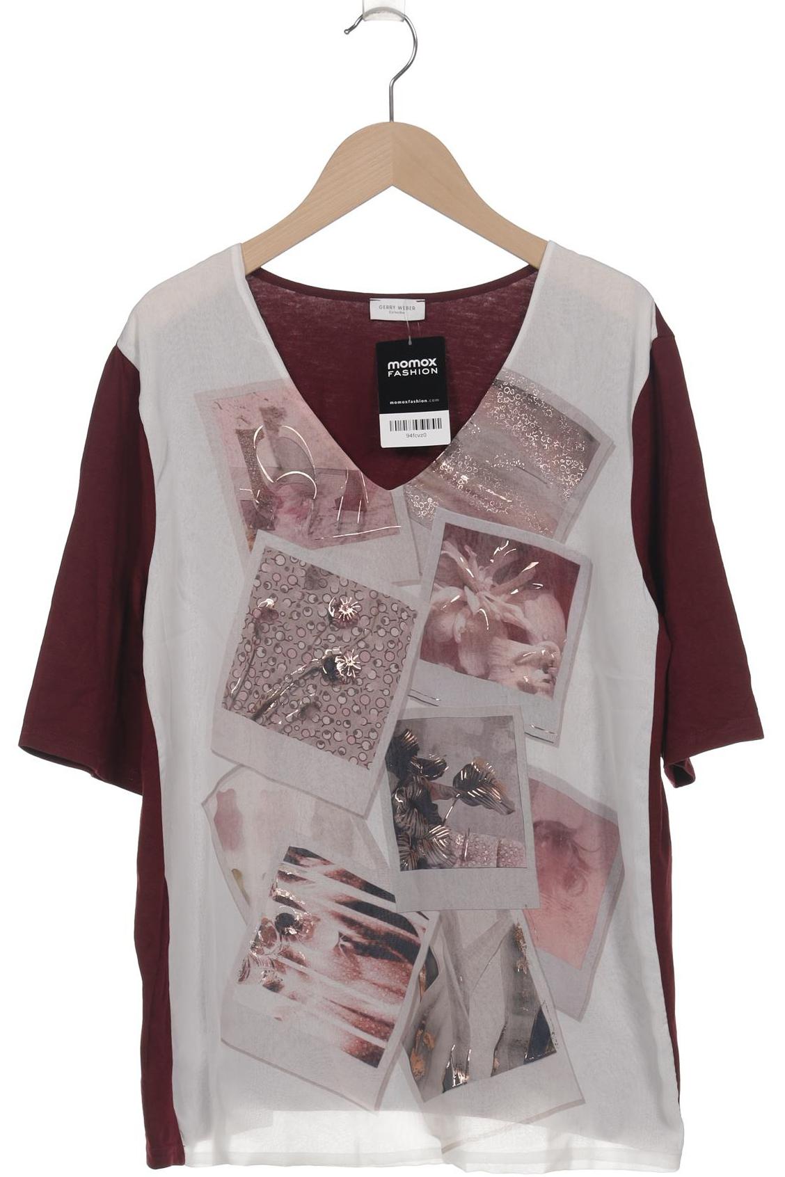 

Gerry Weber Damen T-Shirt, bordeaux, Gr. 42