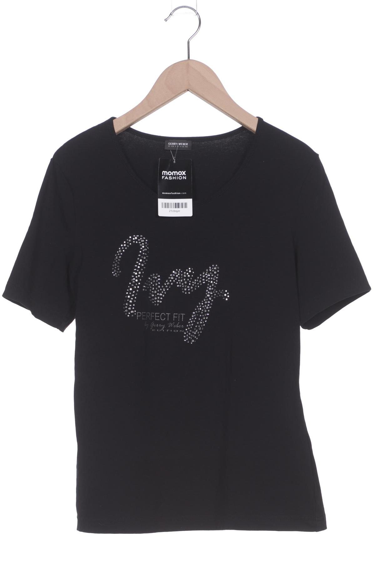 

Gerry Weber Damen T-Shirt, schwarz, Gr. 38