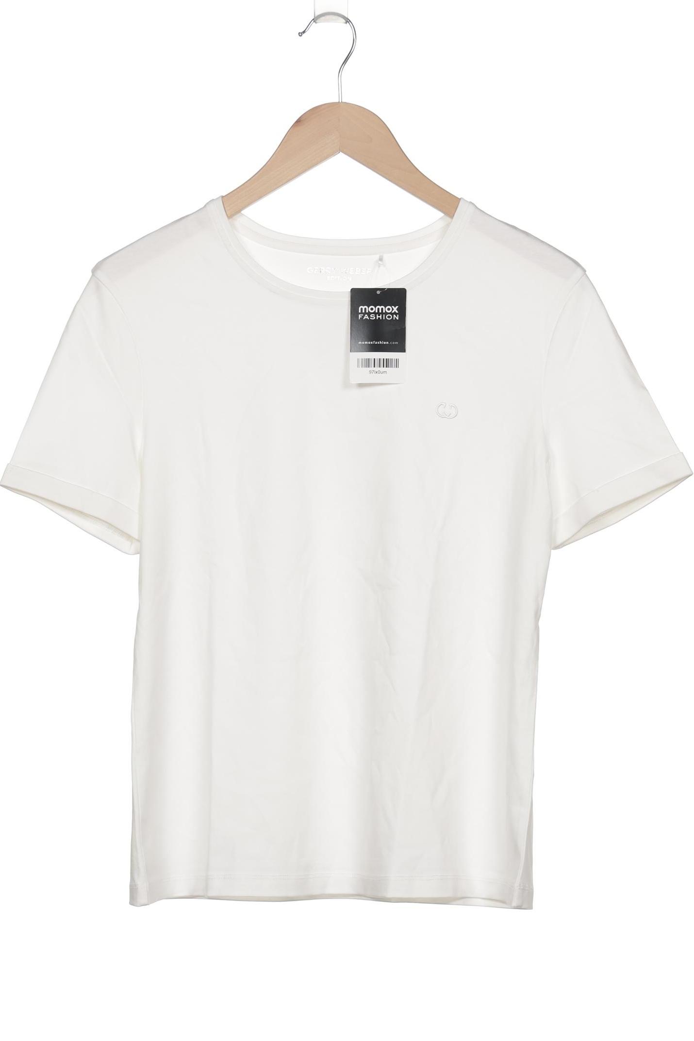 

Gerry Weber Damen T-Shirt, cremeweiß, Gr. 42