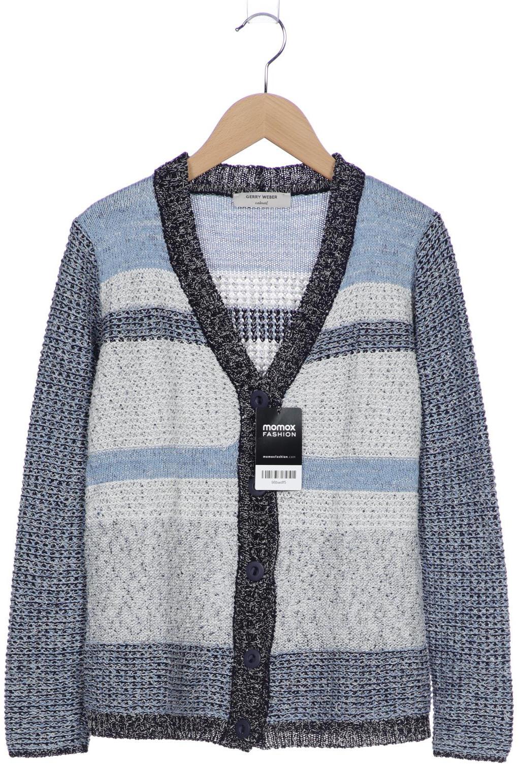 

Gerry Weber Damen Strickjacke, blau, Gr. 38