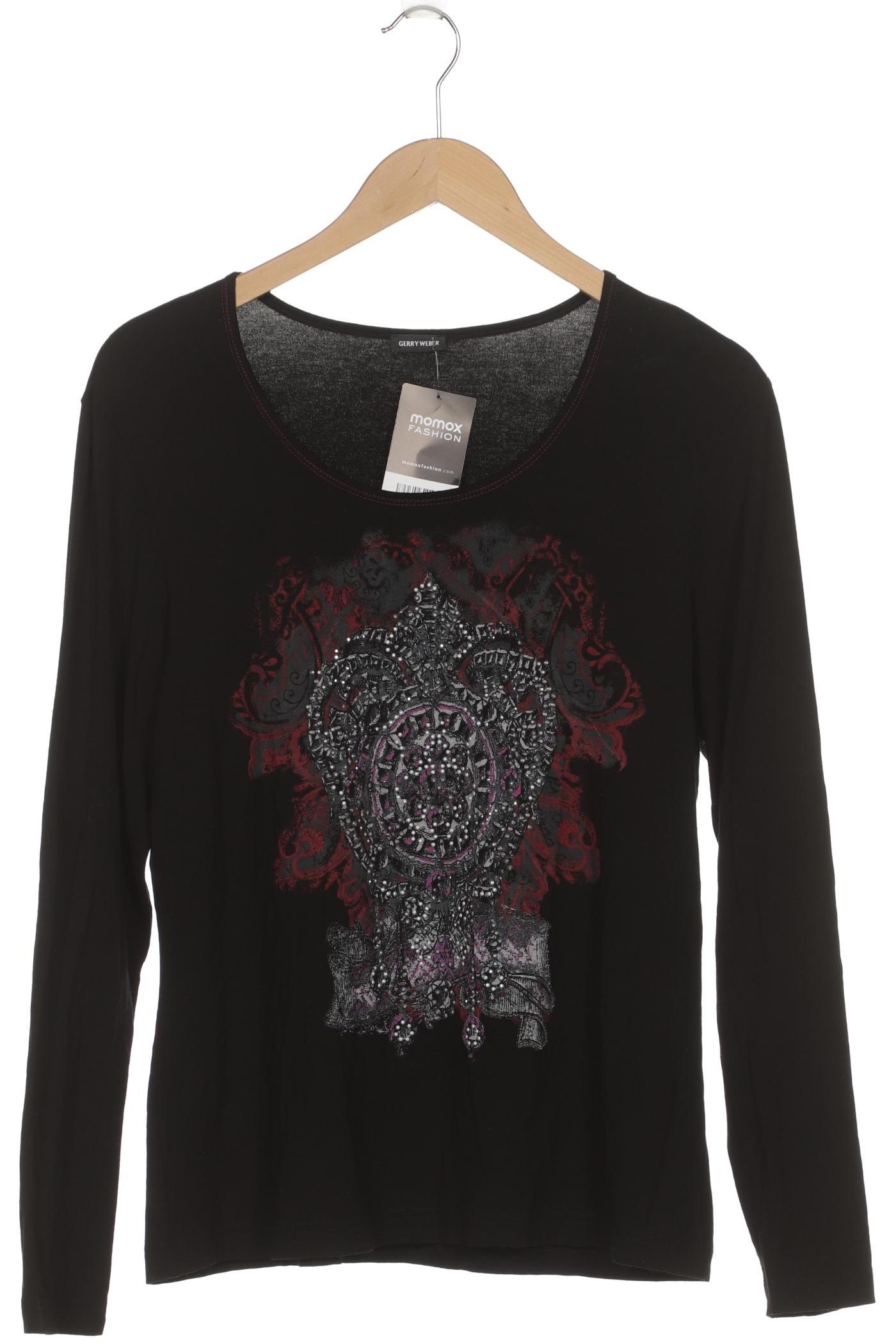 

Gerry Weber Damen Langarmshirt, schwarz, Gr. 42