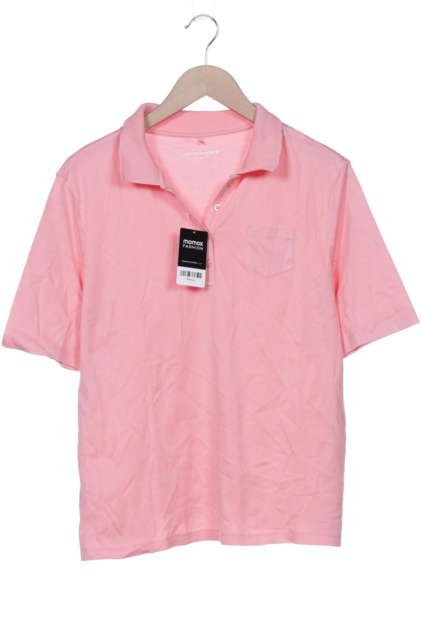 

Gerry Weber Damen Poloshirt, pink, Gr. 46