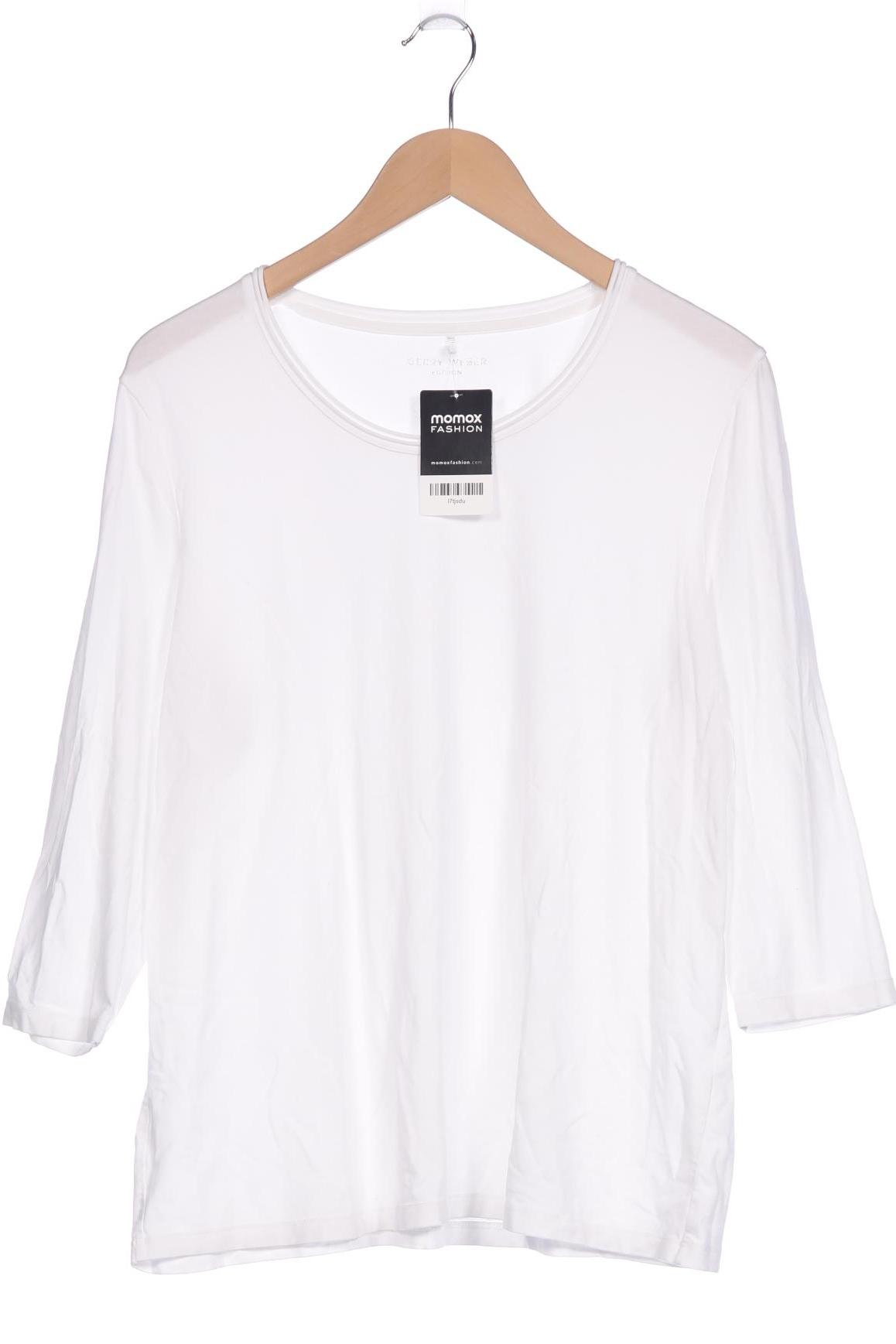 

Gerry Weber Damen Langarmshirt, weiß, Gr. 46