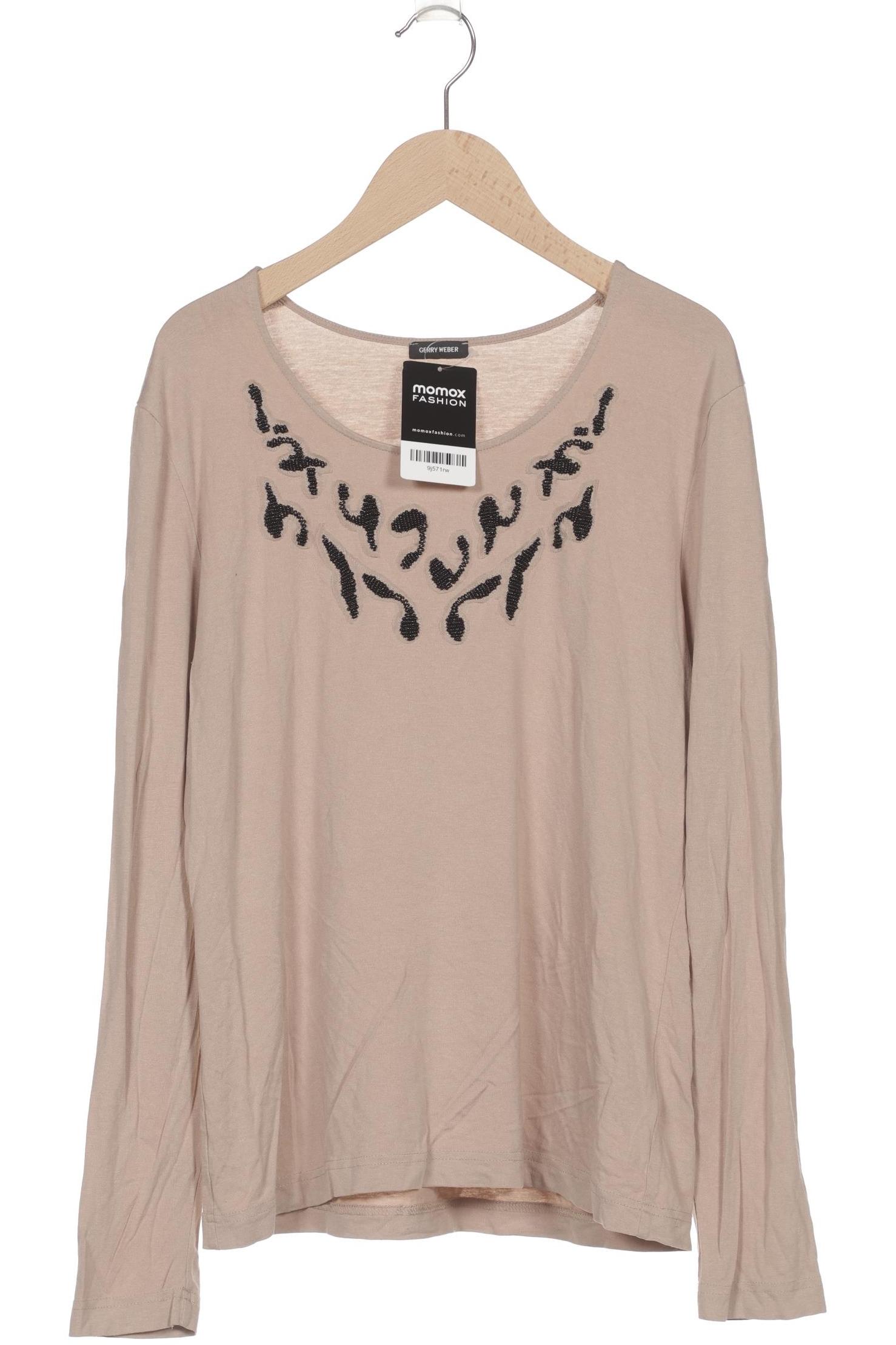 

Gerry Weber Damen Langarmshirt, beige, Gr. 40