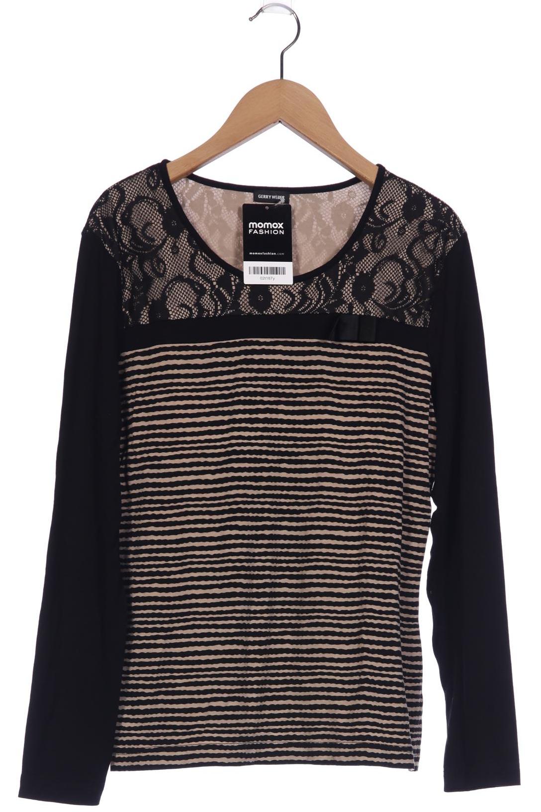 

Gerry Weber Damen Langarmshirt, schwarz, Gr. 38