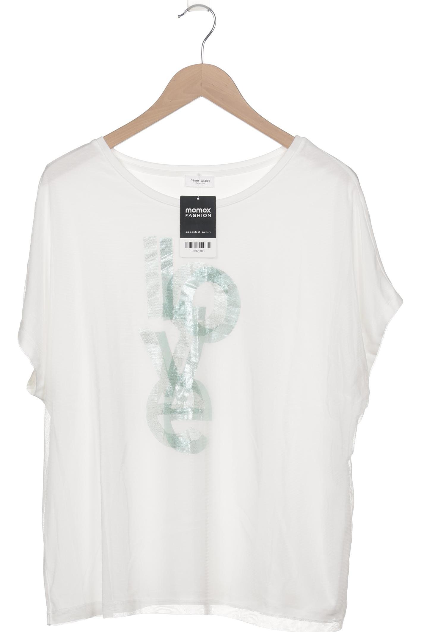 

Gerry Weber Damen T-Shirt, weiß, Gr. 44