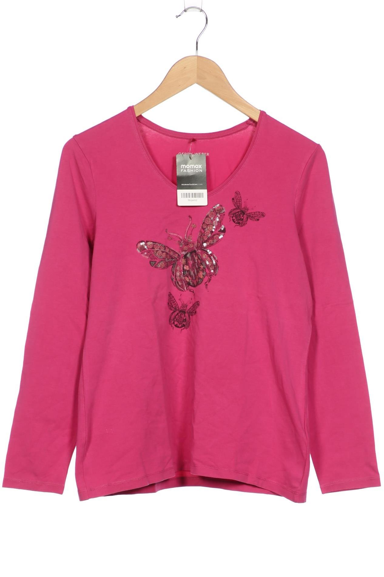

Gerry Weber Damen Langarmshirt, pink, Gr. 42