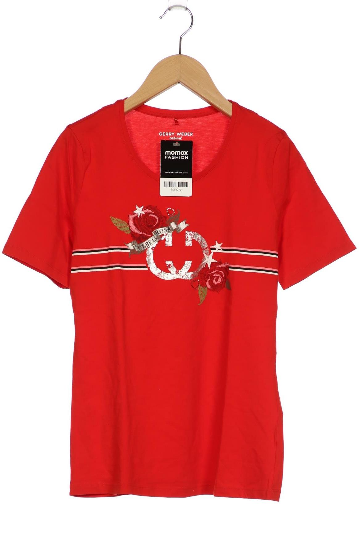 

Gerry Weber Damen T-Shirt, rot, Gr. 34