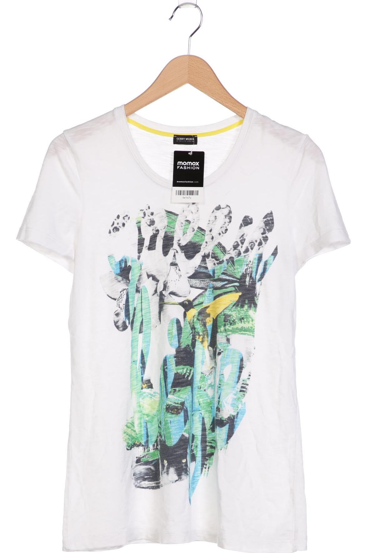 

Gerry Weber Damen T-Shirt, weiß, Gr. 38