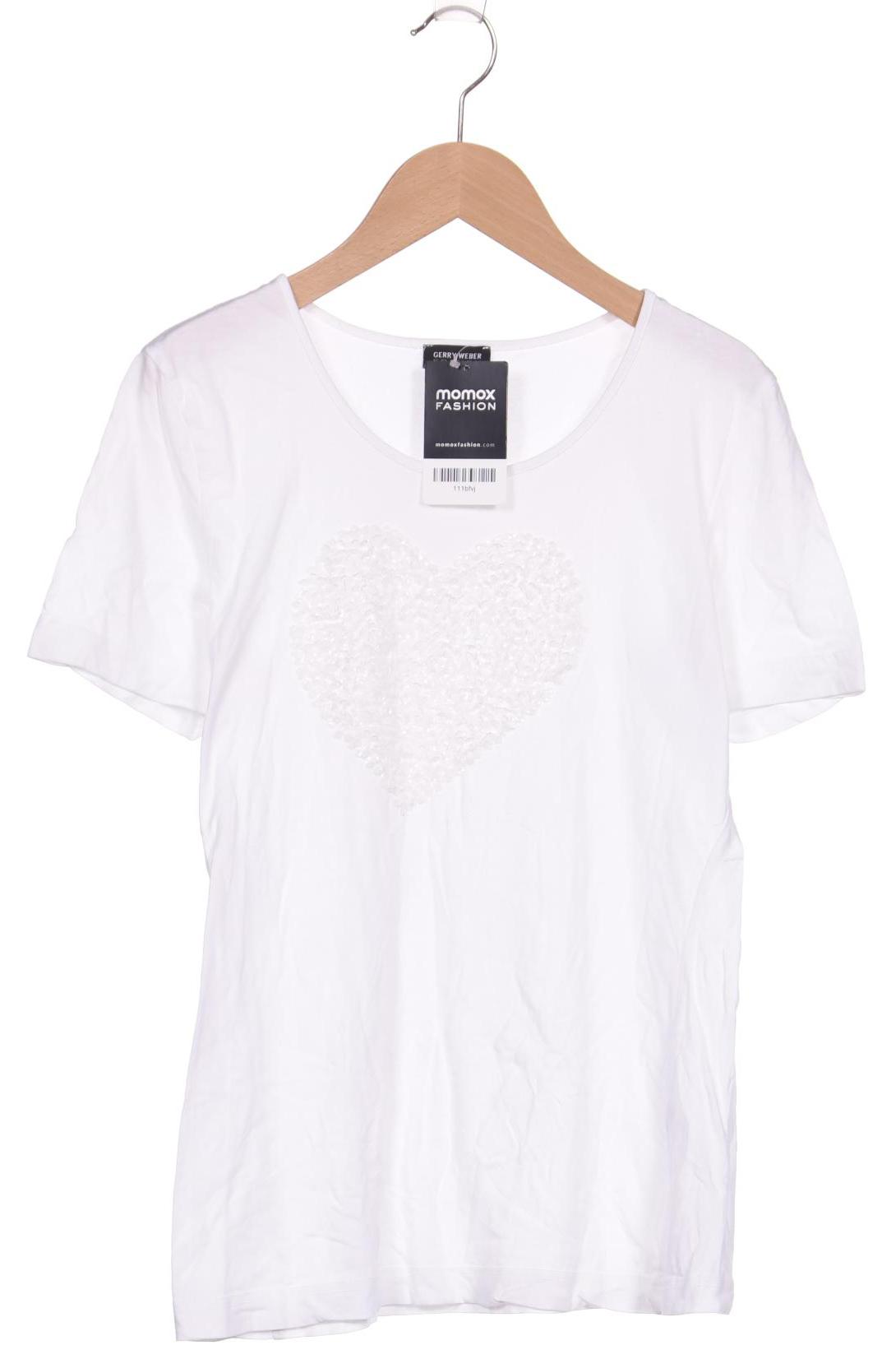 

Gerry Weber Damen T-Shirt, weiß, Gr. 36