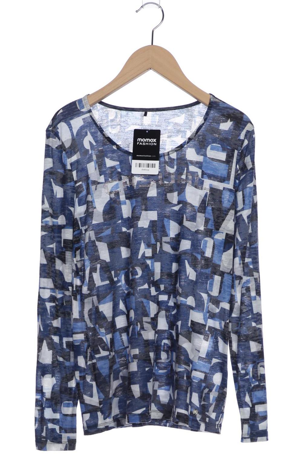 

Gerry Weber Damen Langarmshirt, blau, Gr. 36