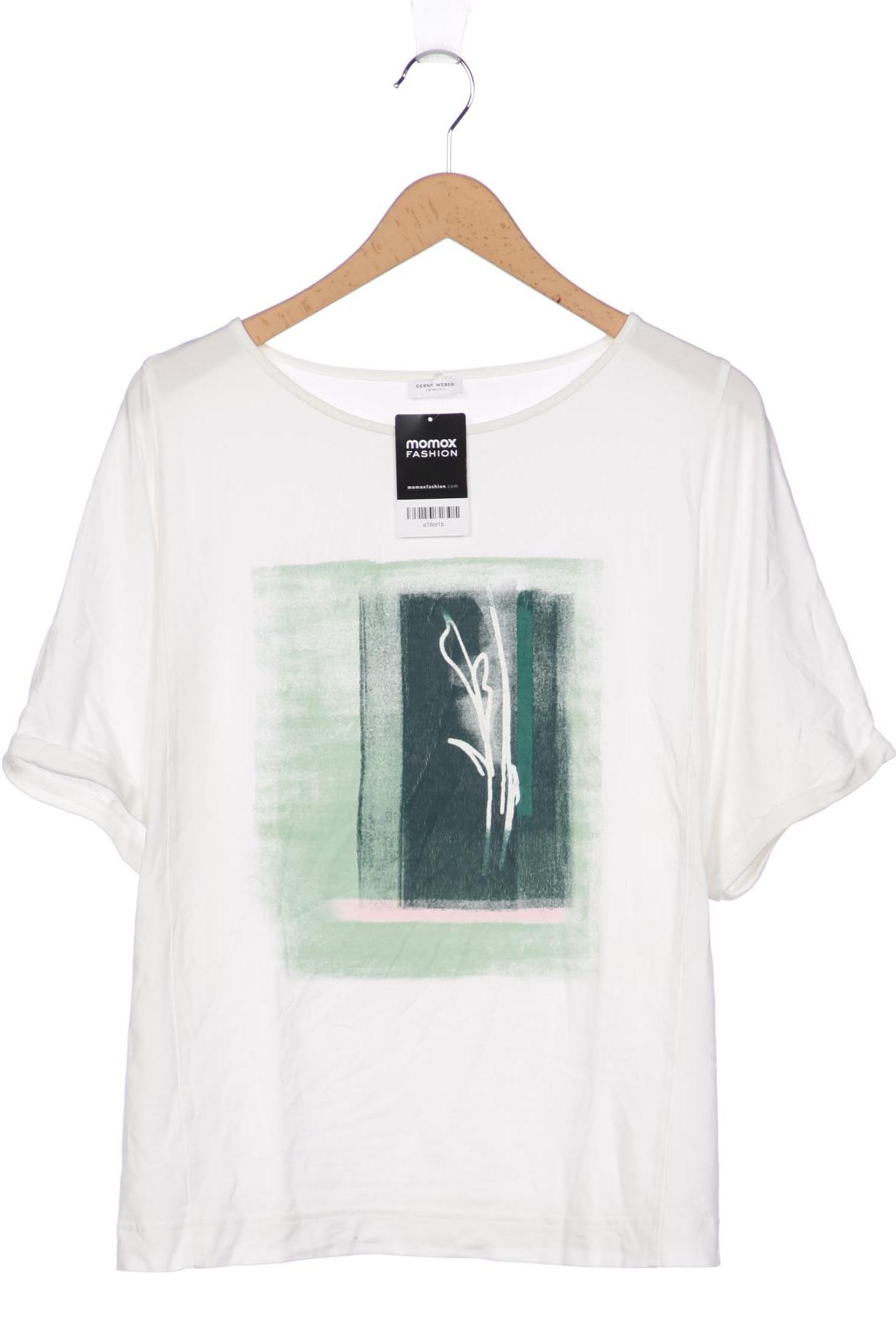 

Gerry Weber Damen T-Shirt, weiß, Gr. 48