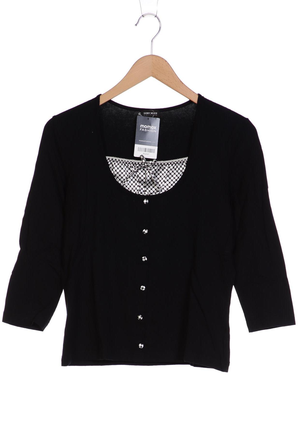 

Gerry Weber Damen Langarmshirt, schwarz, Gr. 38