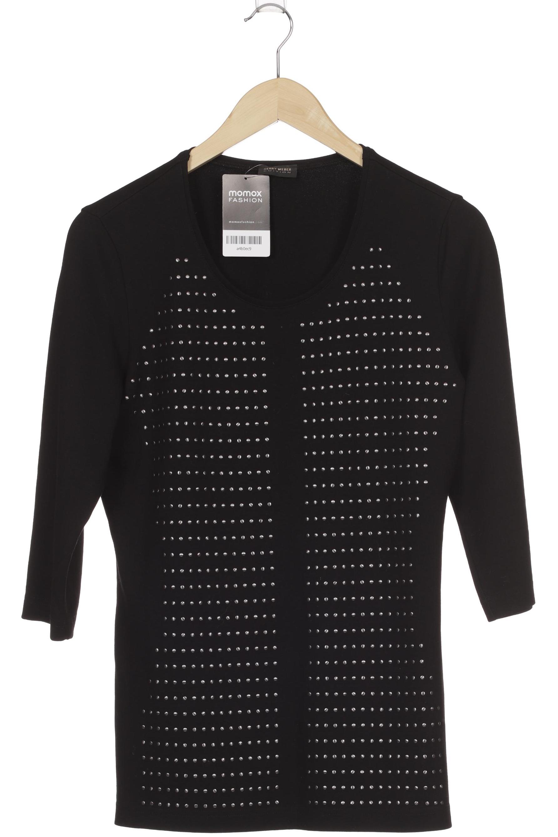 

Gerry Weber Damen Langarmshirt, schwarz, Gr. 38