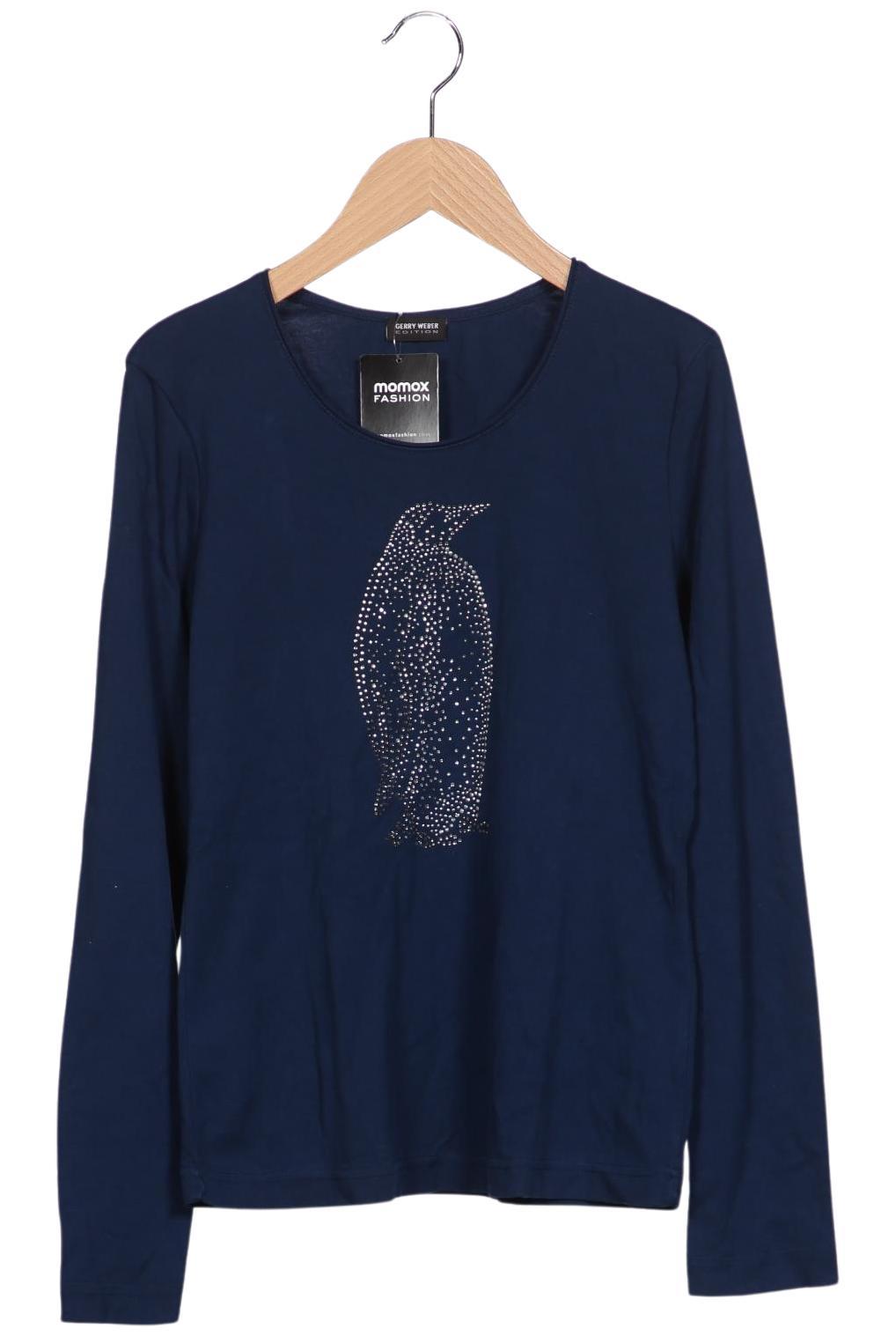 

Gerry Weber Damen Langarmshirt, marineblau, Gr. 36