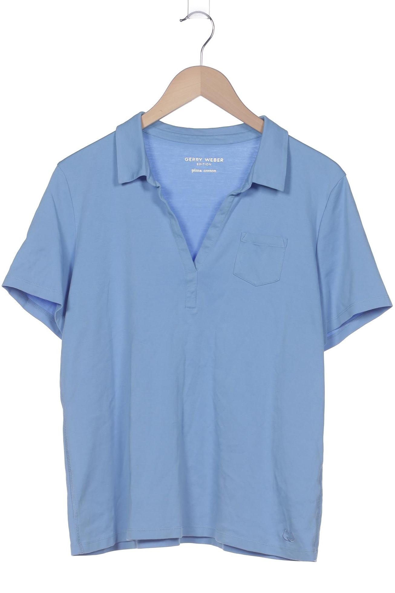 

Gerry Weber Damen Poloshirt, hellblau, Gr. 48