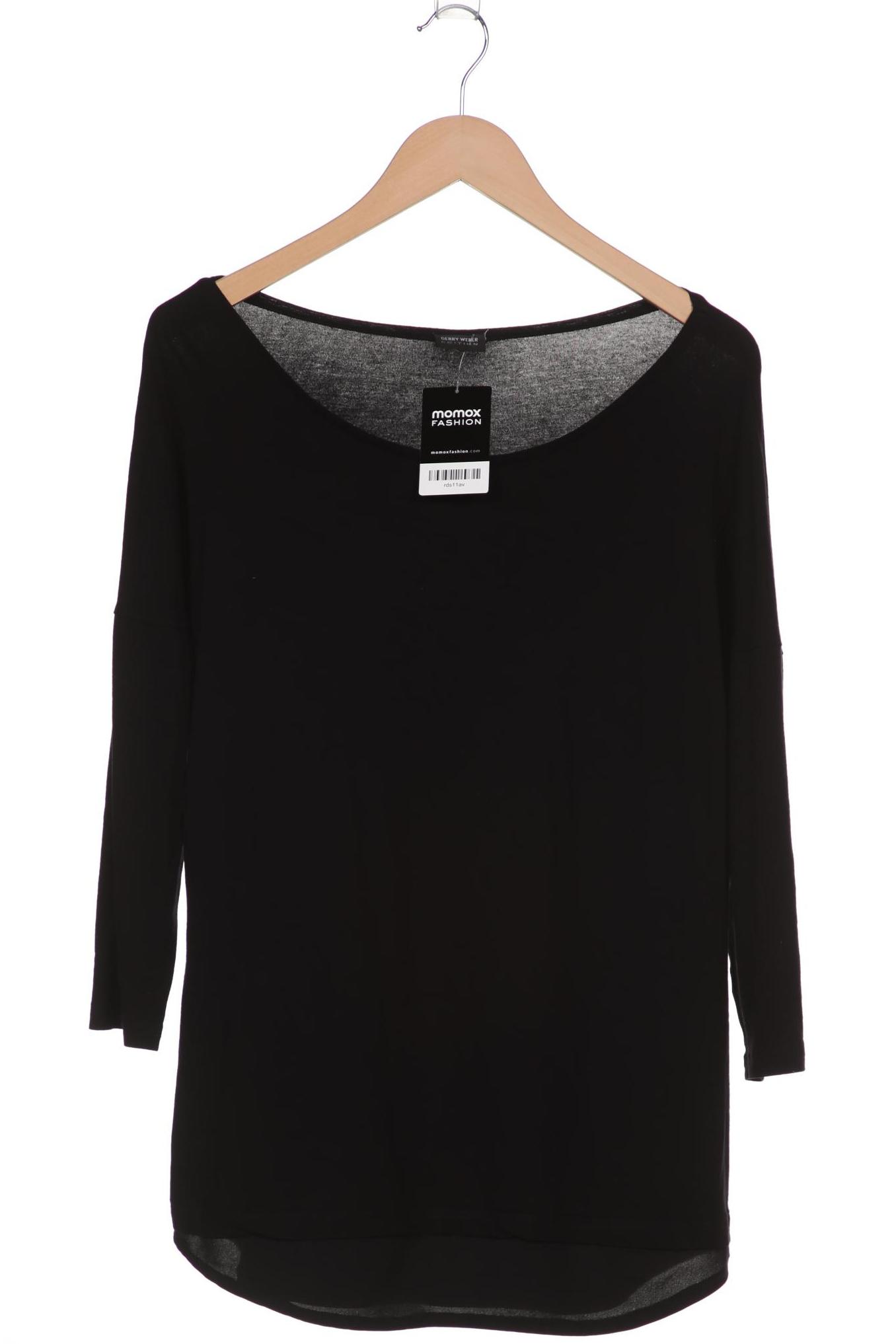 

Gerry Weber Damen Langarmshirt, schwarz, Gr. 38