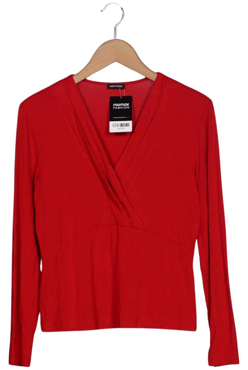 

Gerry Weber Damen Langarmshirt, rot, Gr. 36
