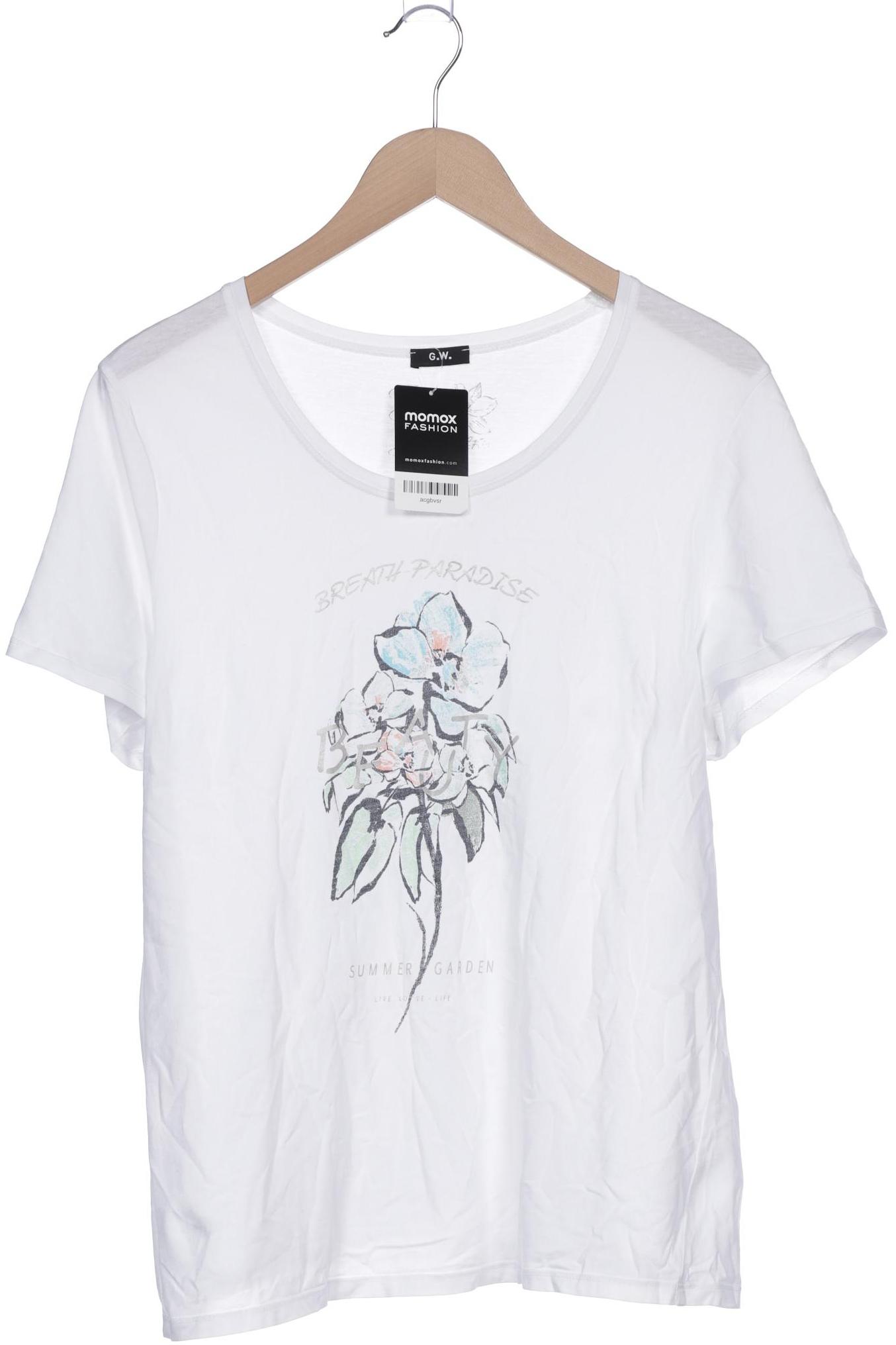 

Gerry Weber Damen T-Shirt, weiß, Gr. 46