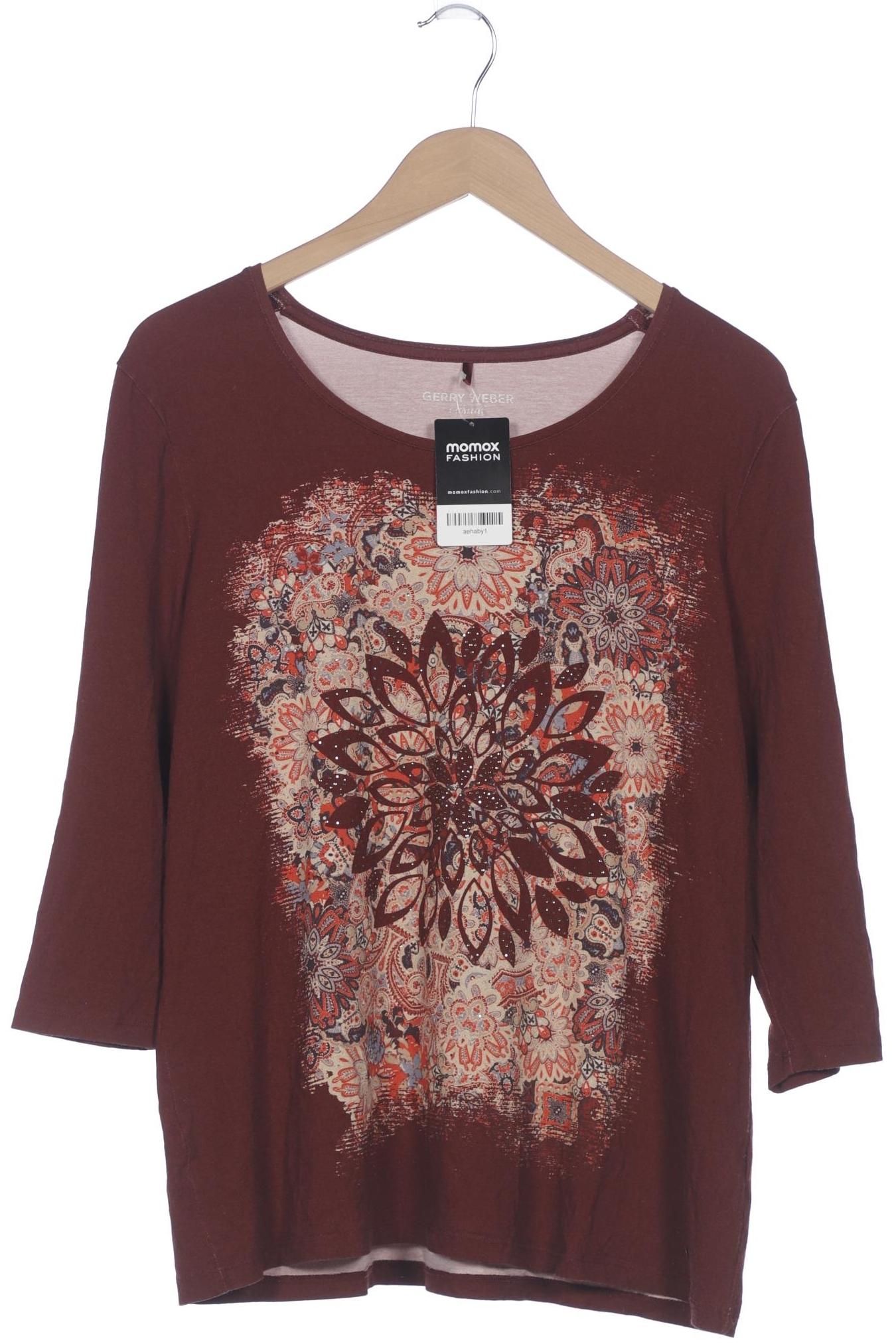 

Gerry Weber Damen Langarmshirt, bordeaux, Gr. 44
