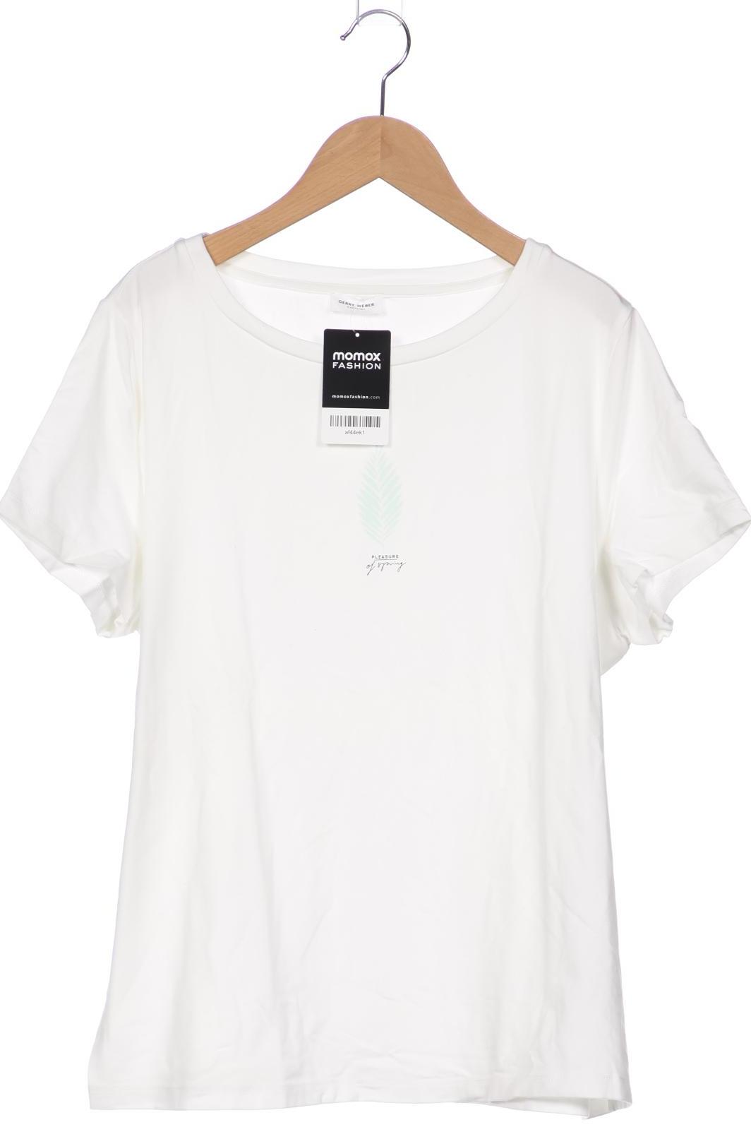 

Gerry Weber Damen T-Shirt, weiß, Gr. 42
