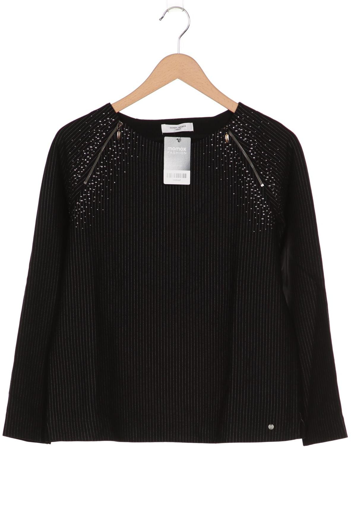 

Gerry Weber Damen Langarmshirt, schwarz, Gr. 36