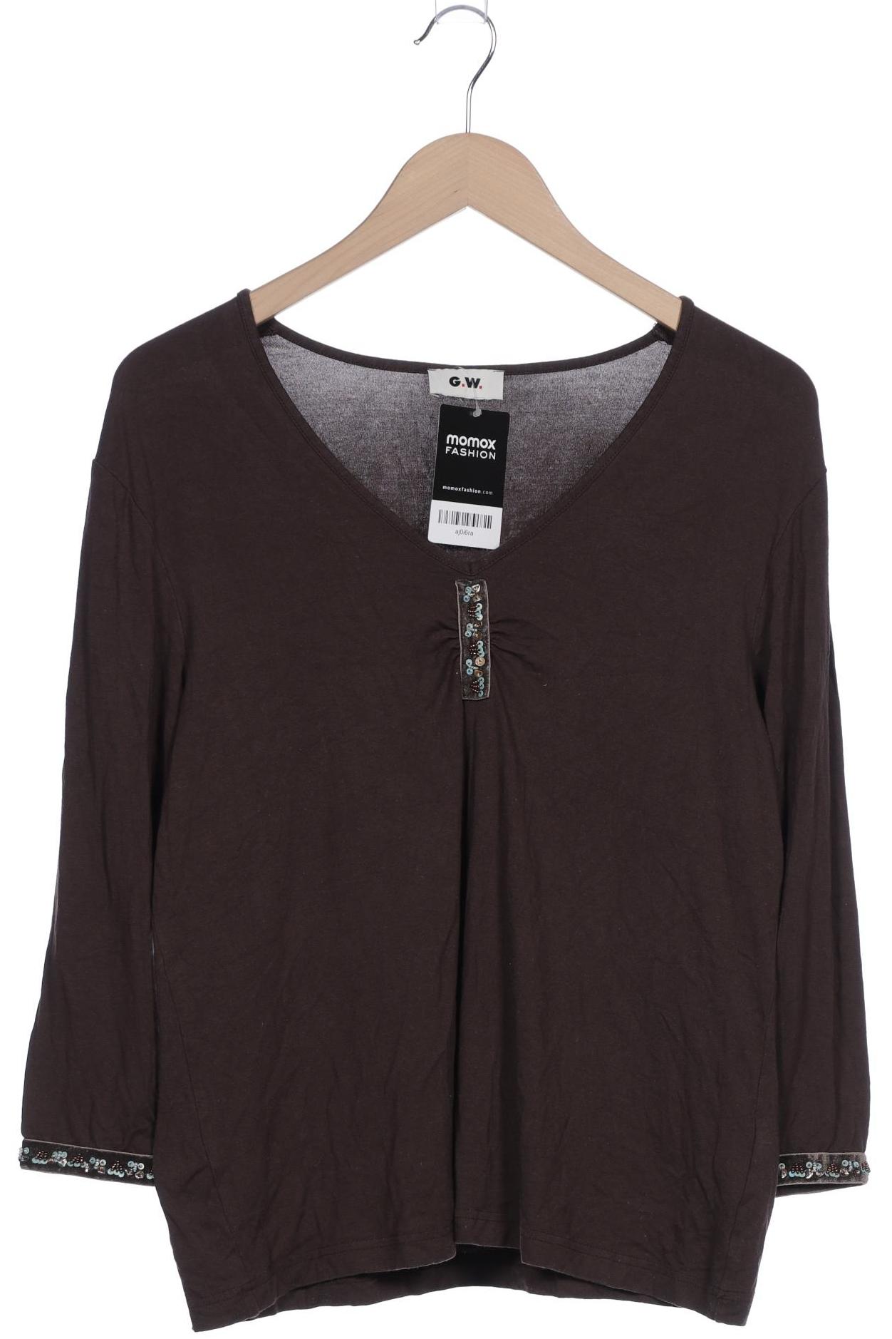 

Gerry Weber Damen Langarmshirt, braun, Gr. 16