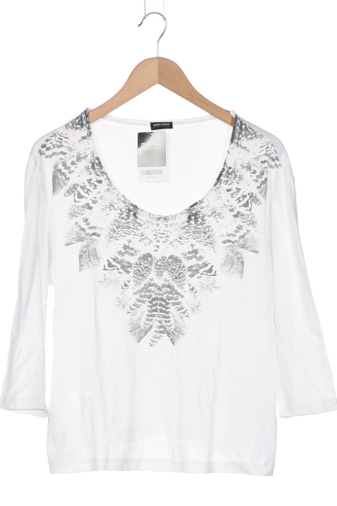 

Gerry Weber Damen Langarmshirt, weiß, Gr. 44