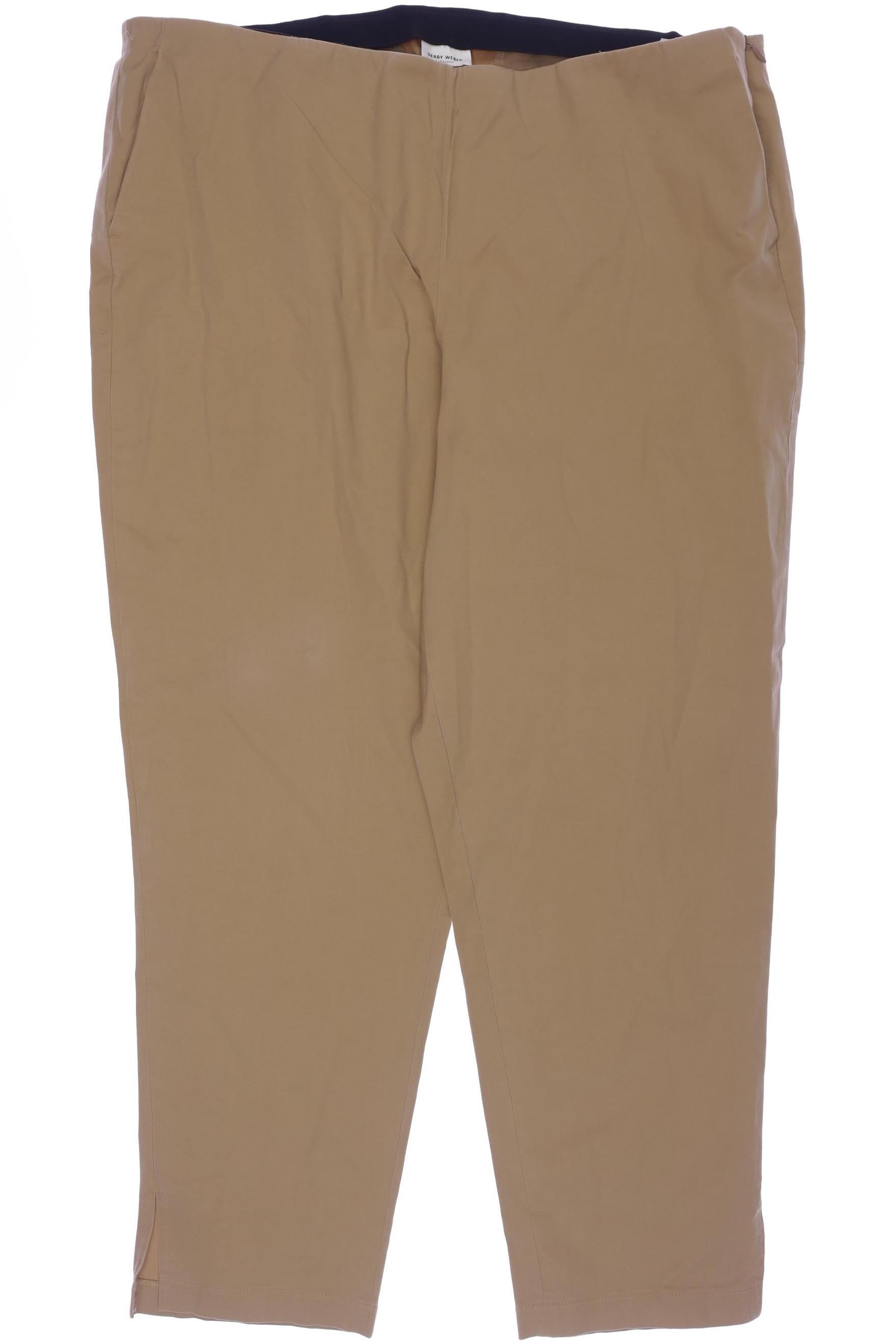 

Gerry Weber Damen Stoffhose, beige, Gr. 48