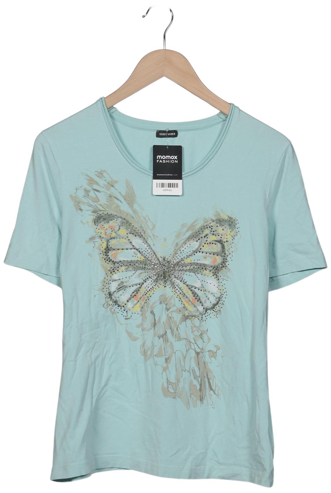 

Gerry Weber Damen T-Shirt, hellblau, Gr. 42