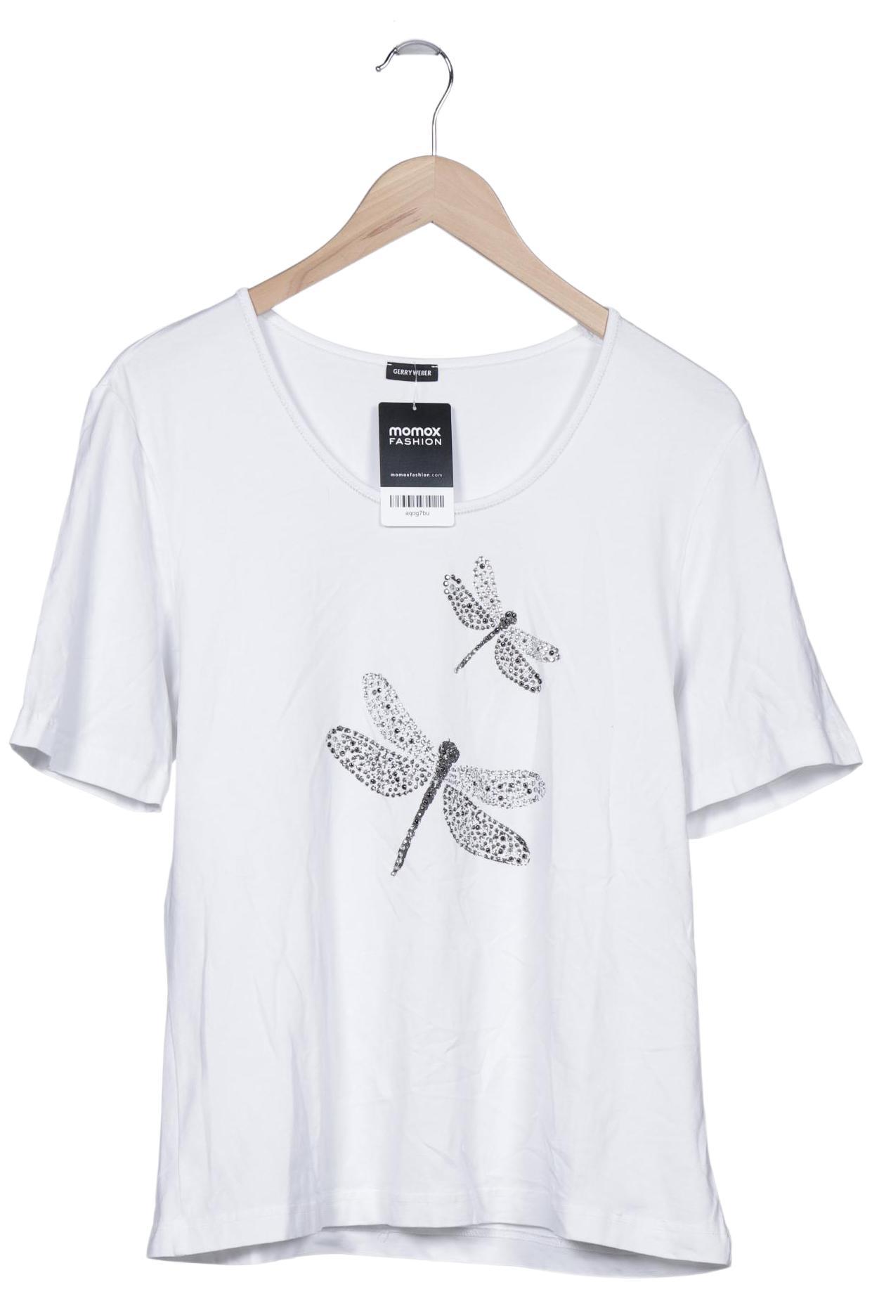 

Gerry Weber Damen T-Shirt, weiß, Gr. 44