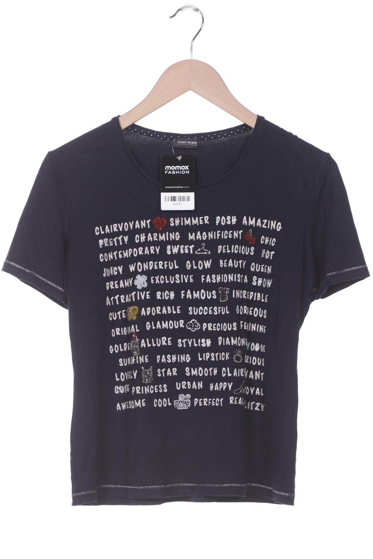 

Gerry Weber Damen T-Shirt, marineblau, Gr. 38