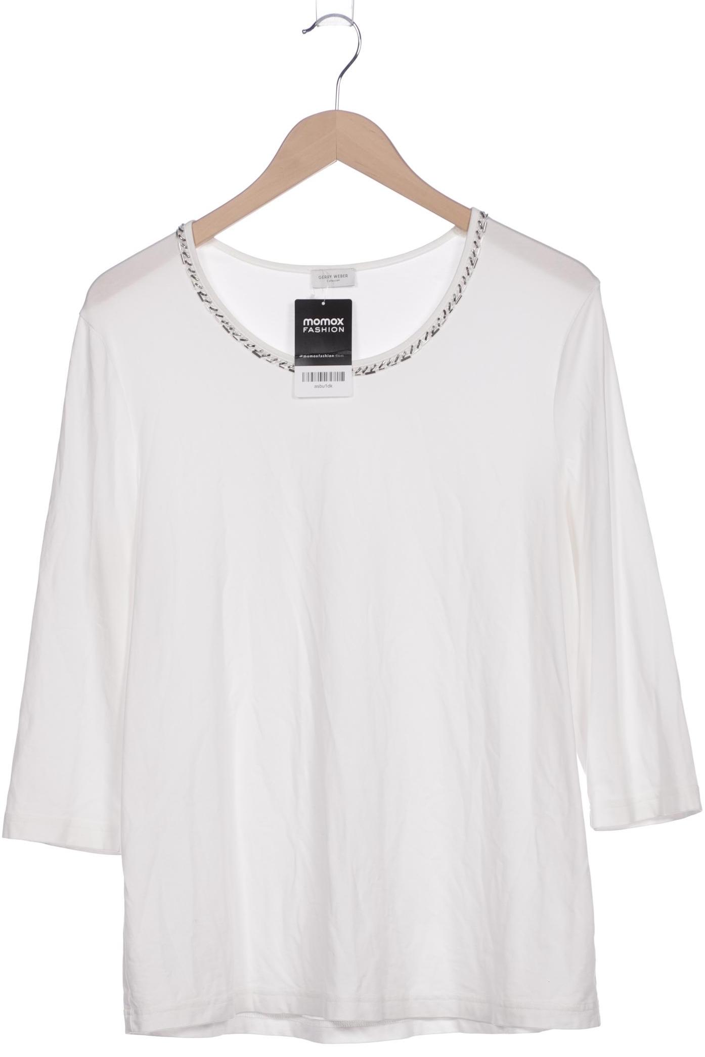 

Gerry Weber Damen Langarmshirt, weiß, Gr. 44