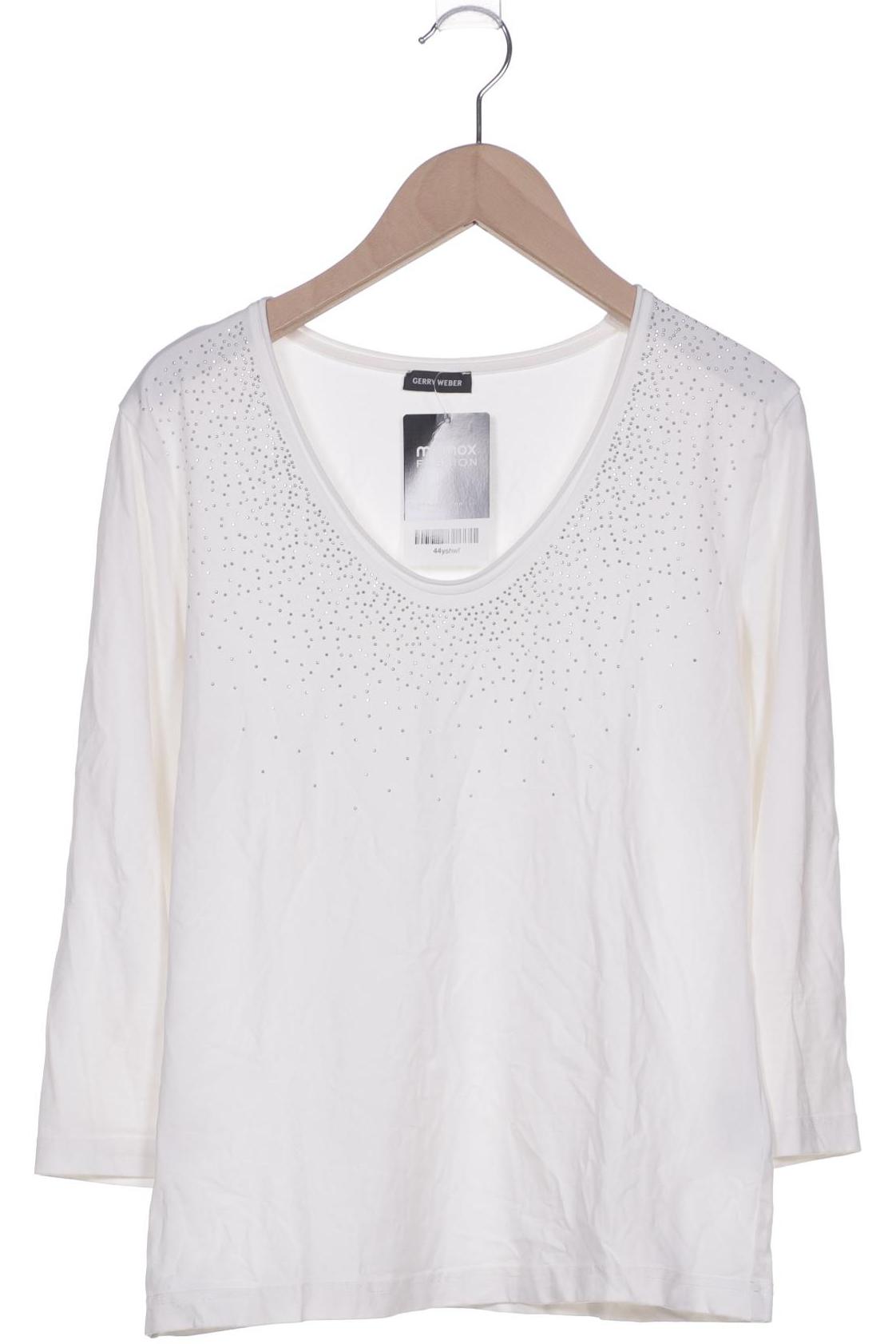 

Gerry Weber Damen Langarmshirt, weiß, Gr. 36