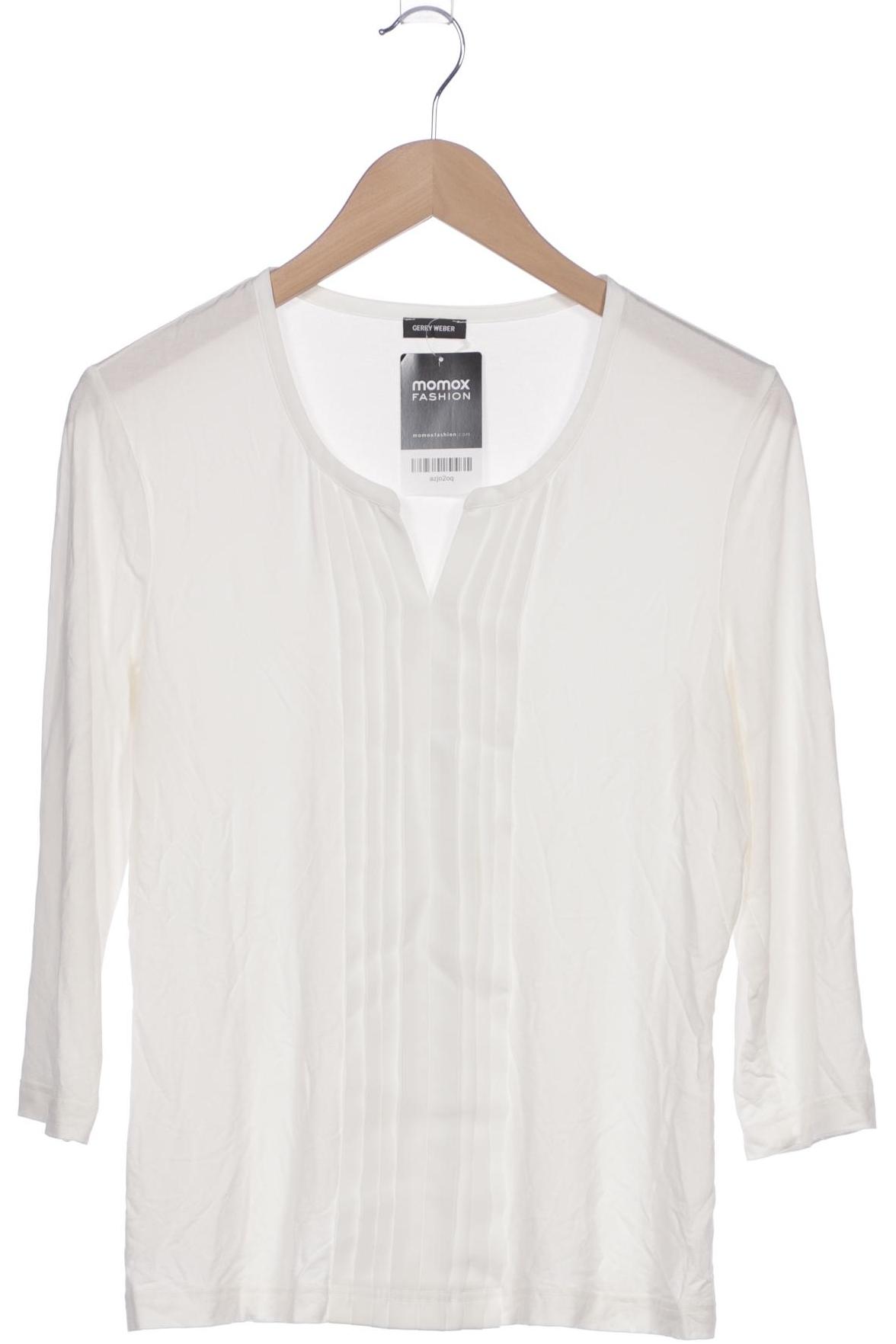 

Gerry Weber Damen Langarmshirt, cremeweiß, Gr. 38
