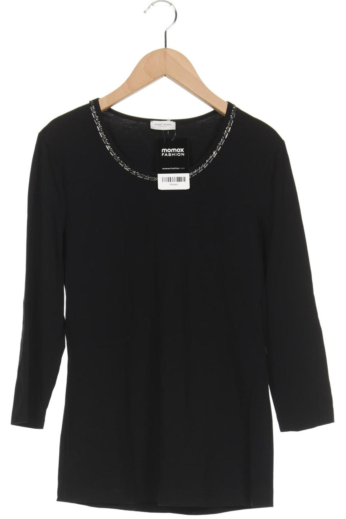 

Gerry Weber Damen Langarmshirt, schwarz, Gr. 38
