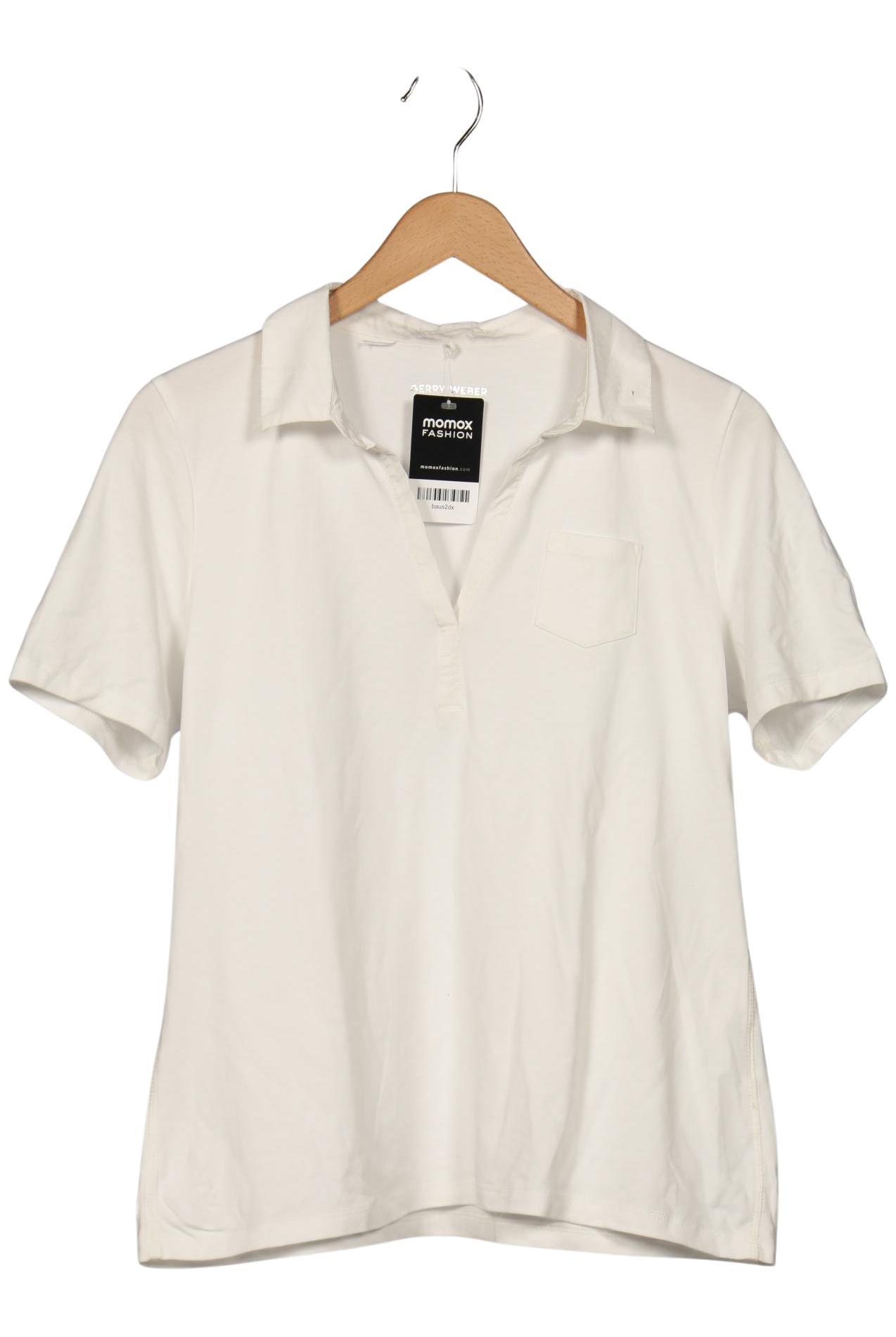 

Gerry Weber Damen Poloshirt, weiß, Gr. 42