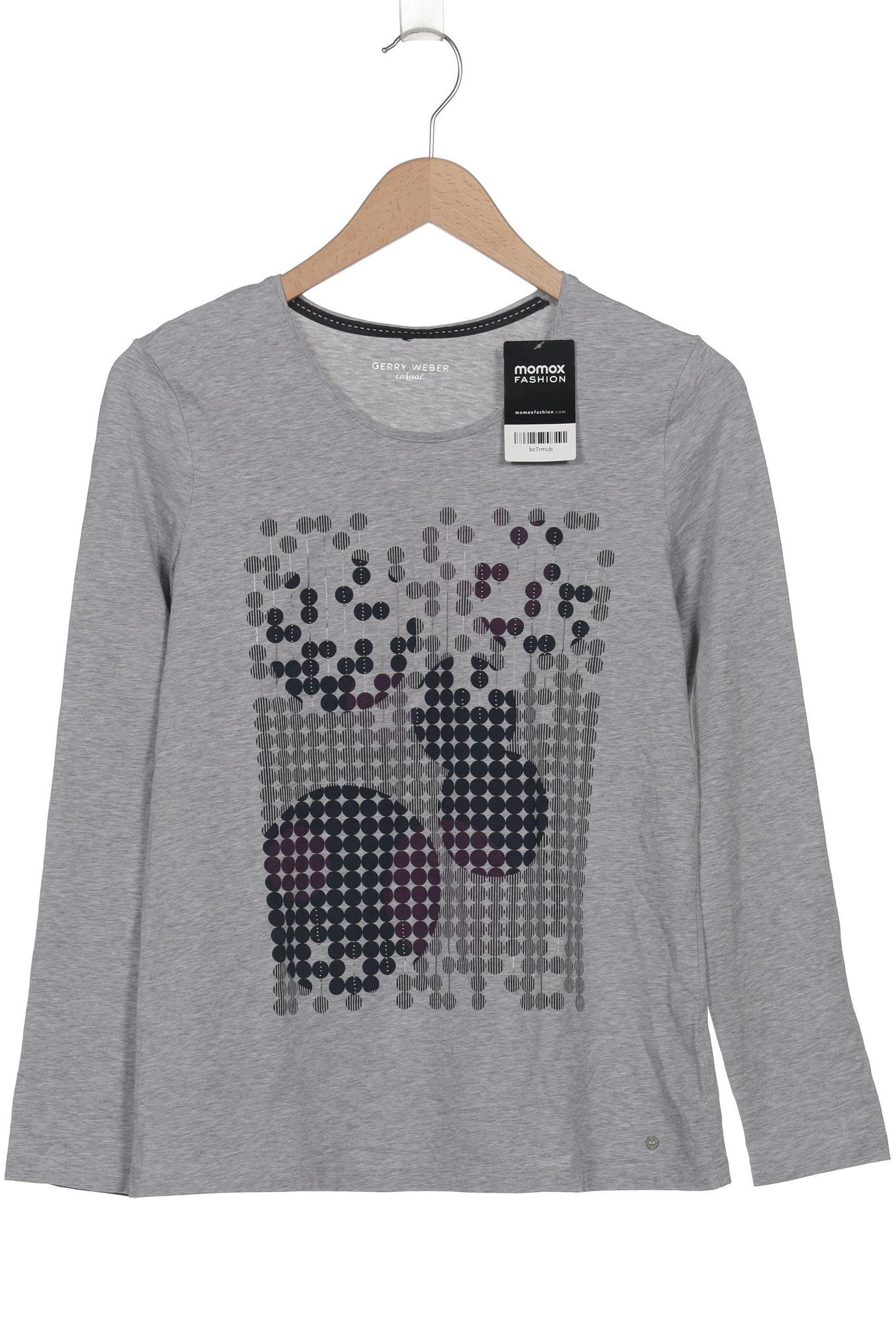 Thumbnail - Gerry Weber Damen Langarmshirt, grau, Gr. 42