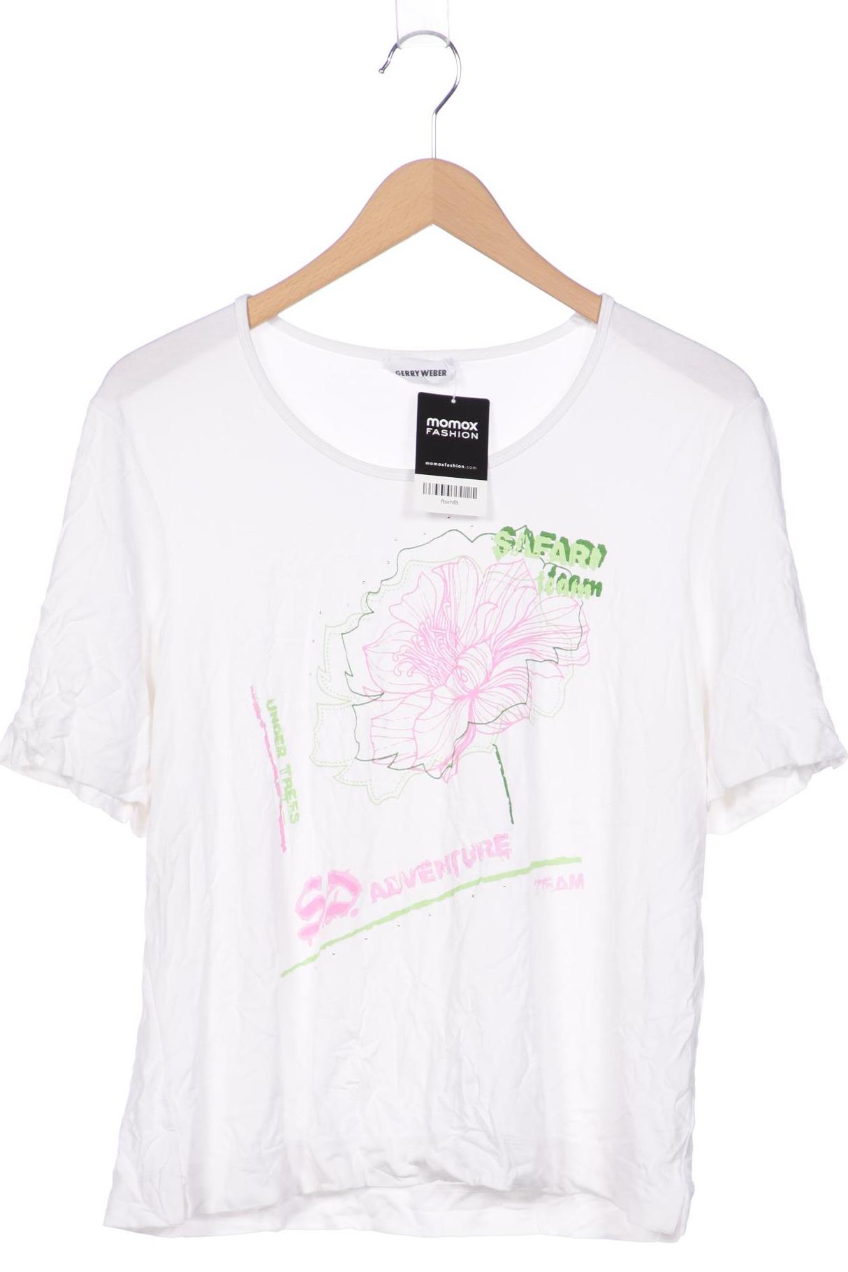 

Gerry Weber Damen T-Shirt, weiß, Gr. 44