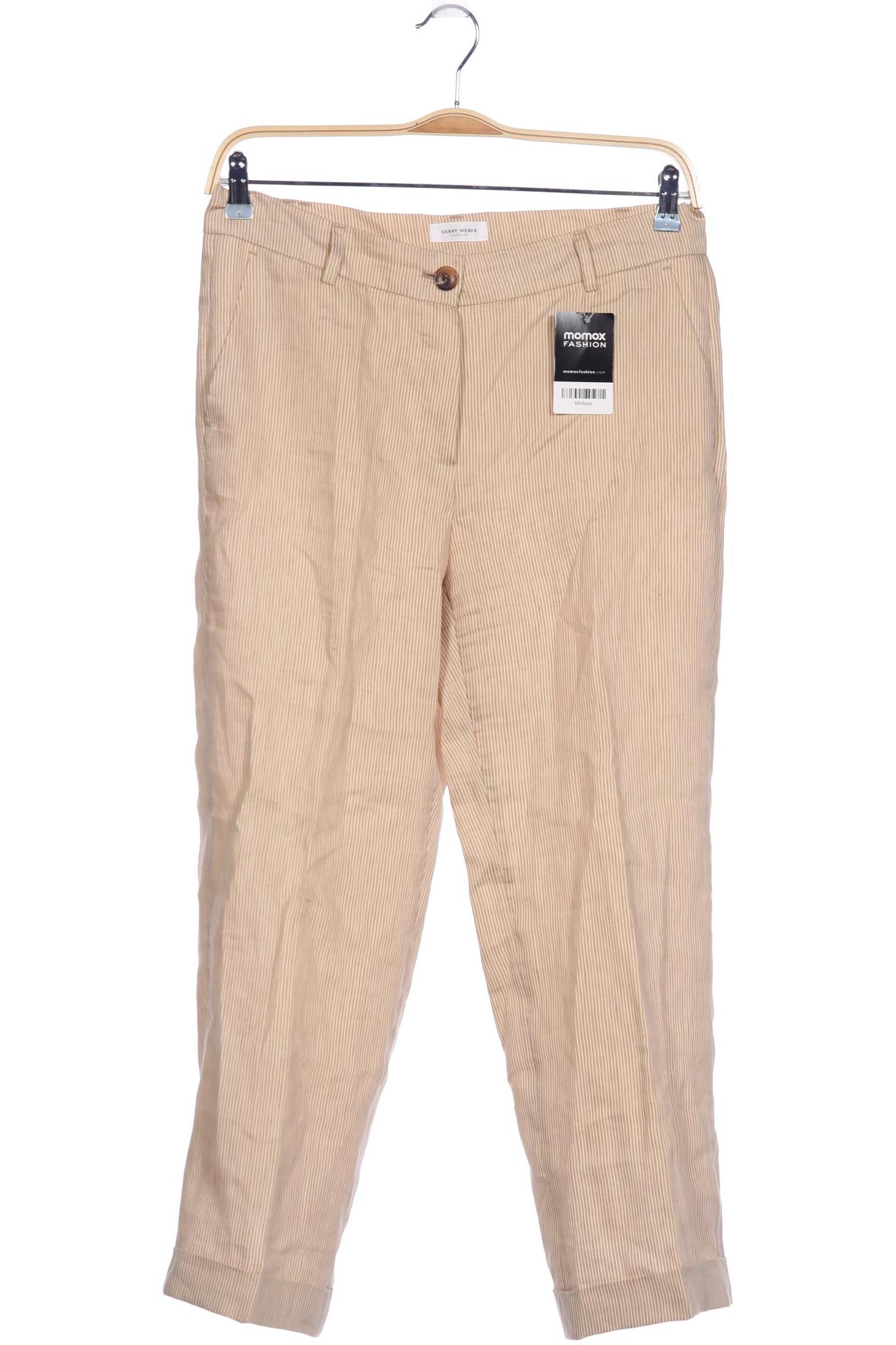 

Gerry Weber Damen Stoffhose, beige, Gr. 40