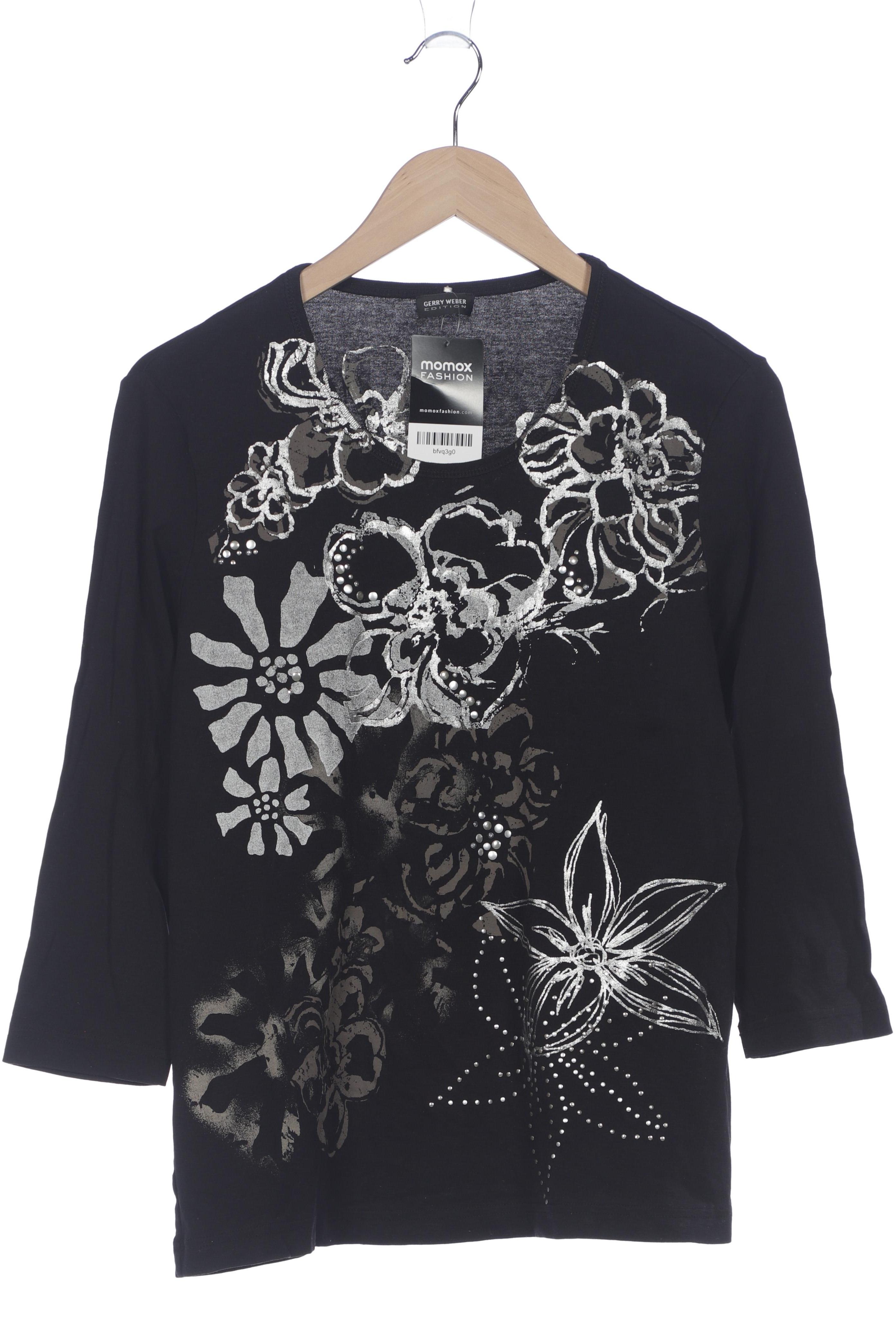 

Gerry Weber Damen Langarmshirt, schwarz, Gr. 42