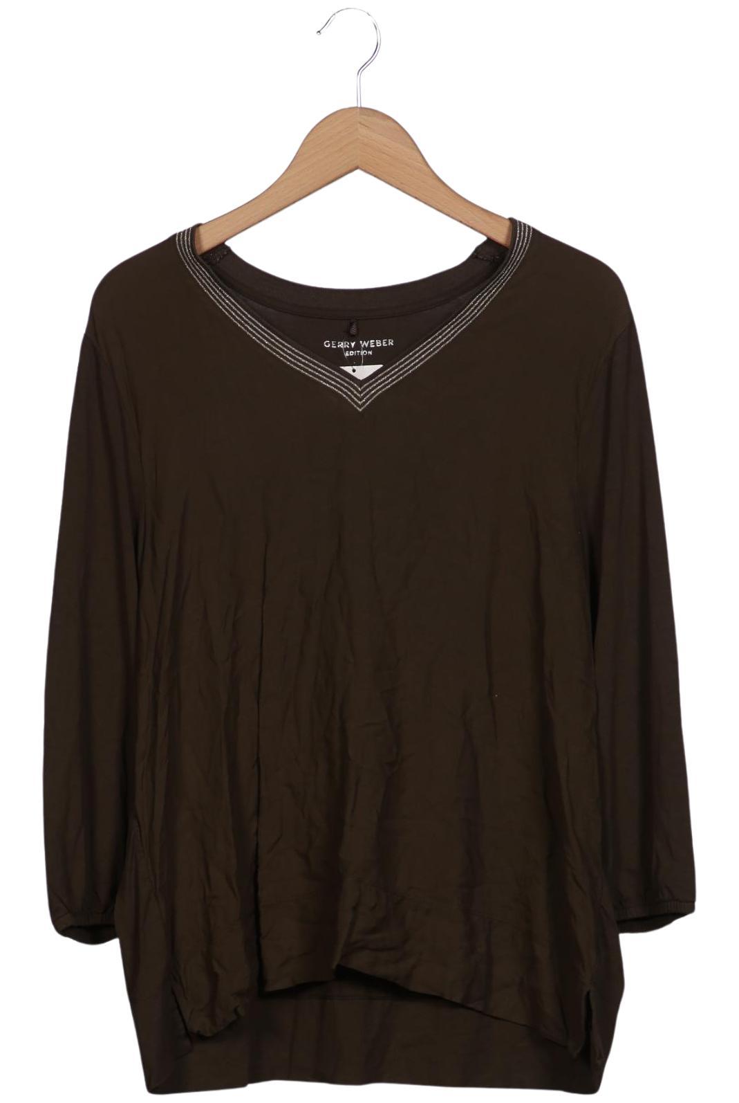 

Gerry Weber Damen Langarmshirt, braun, Gr. 46