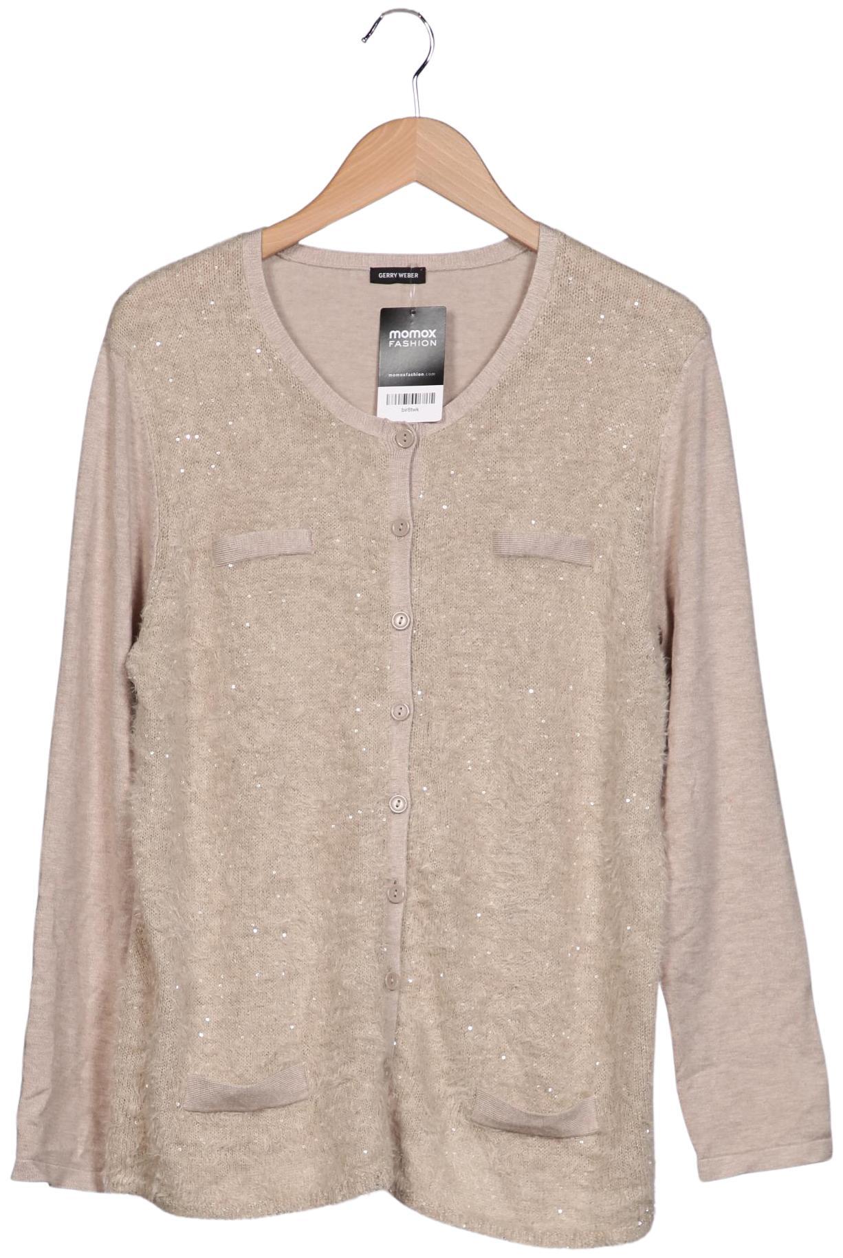 

Gerry Weber Damen Strickjacke, beige, Gr. 44